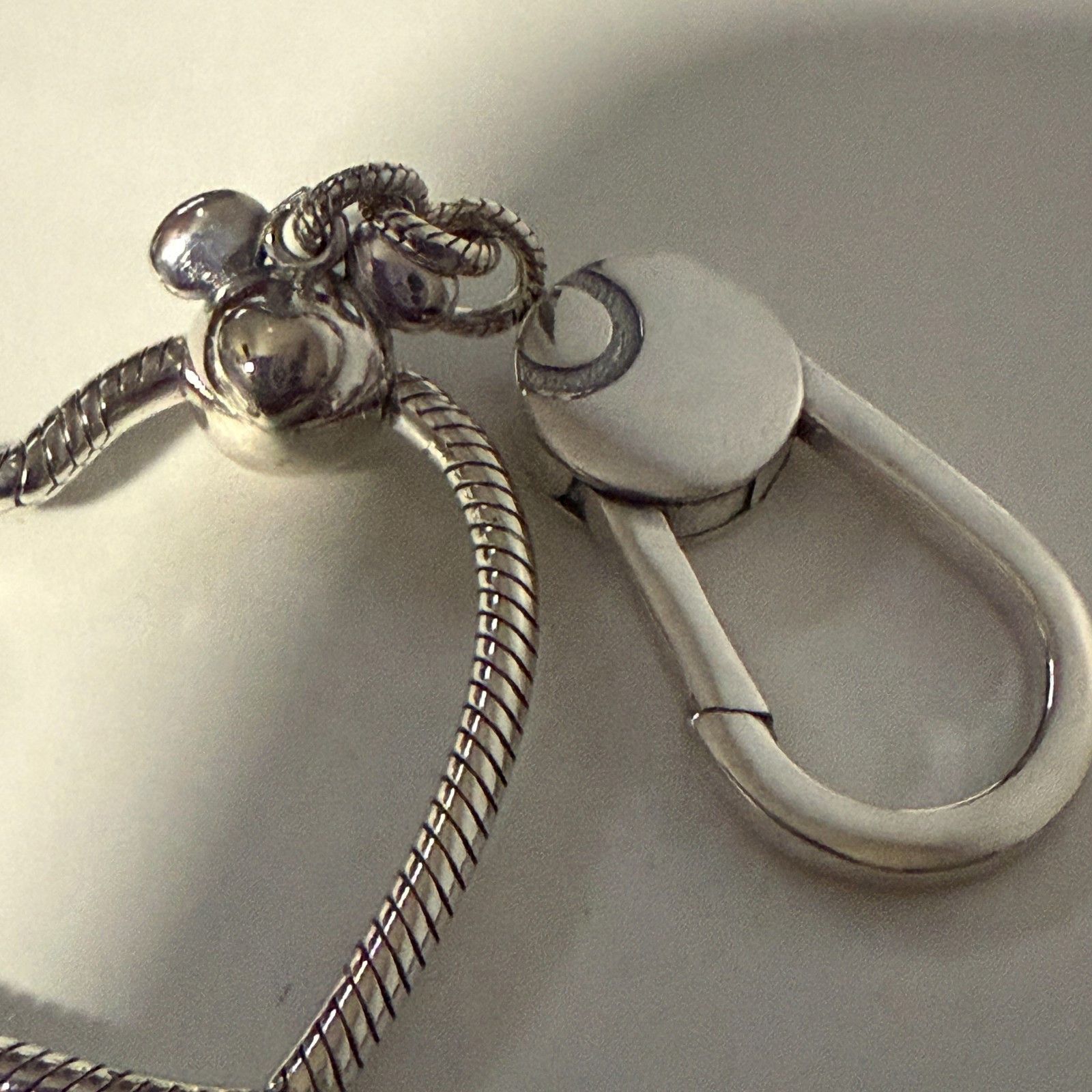 Other Sterling Silver Minnie Ears Heart Believe In Magic Clasp Key Size ONE SIZE - 3 Thumbnail
