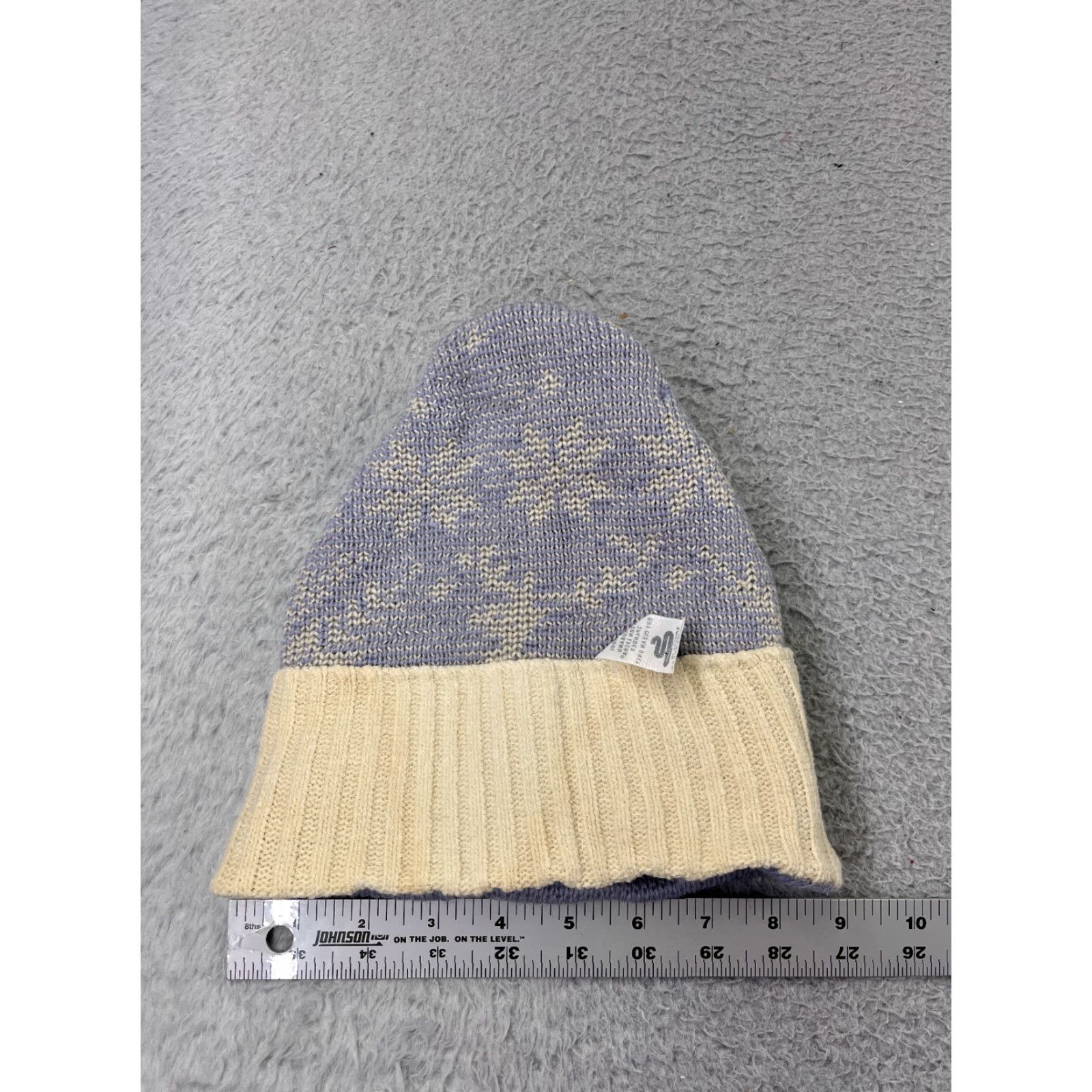 Meister Beanie Hat Adult One Size Blue Knit Wool Spandex Fair Isle Winter Men Dezember?