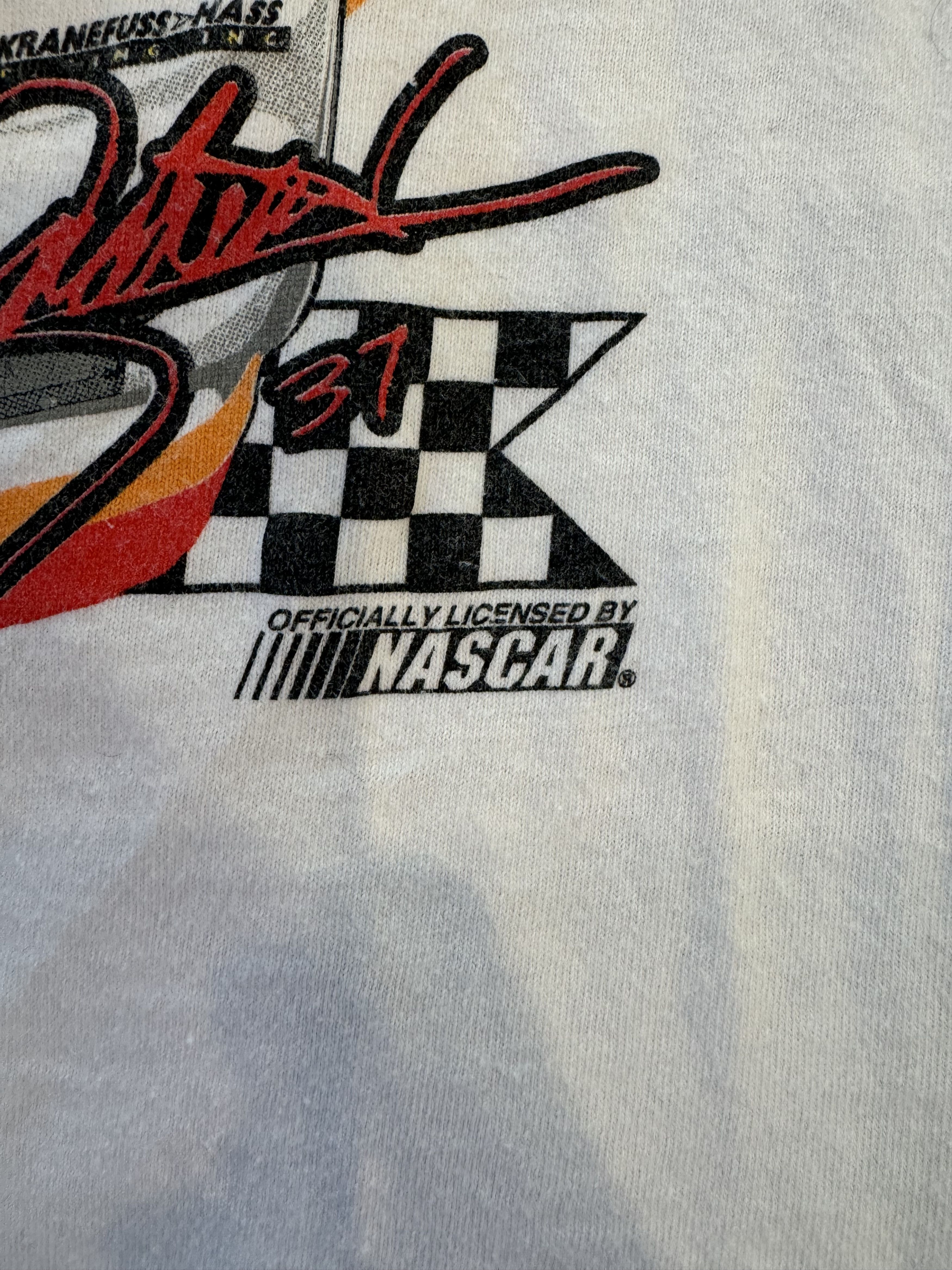 NASCAR Vintage 90s John Andretti NASCAR T-shirt Size US L / EU 52-54 / 3 - 5 Thumbnail