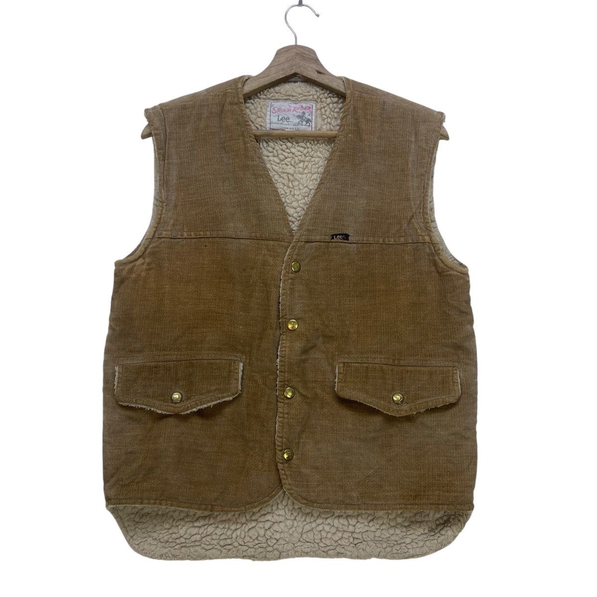 Vintage Made in USA Lee Storm Rider Sherpa Vests