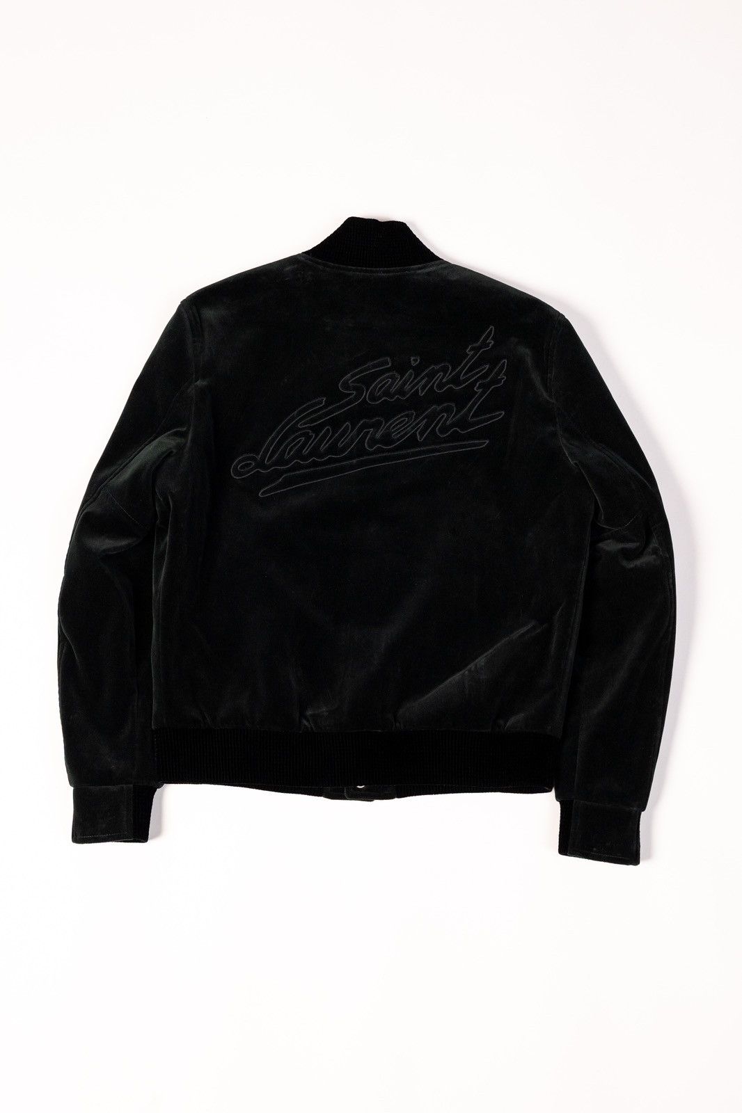 Saint Laurent Paris Saint Laurent Velour Bomber Jacket Size US S / EU 44-46 / 1 - 3 Thumbnail