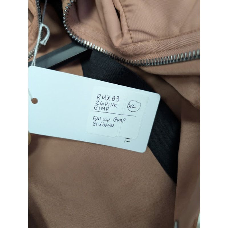 Rick Owens Drkshdw o1rshd1 Full Zip Gimp Imbottito Bomber Jacket Hoodie in Pink Size US XL / EU 56 / 4 - 21 Thumbnail