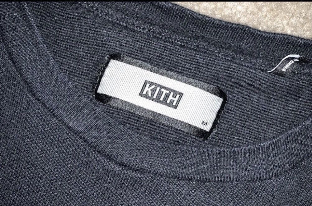 Kith KITH Embroidered Gothic Crest Black Tee Shirt Mens Medium Size US M / EU 48-50 / 2 - 5 Thumbnail