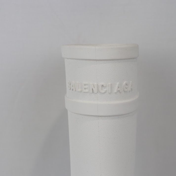 Balenciaga × Crocs o1rshd1 Rubber Croc Boots in White Size US 6 / IT 36 - 6 Thumbnail
