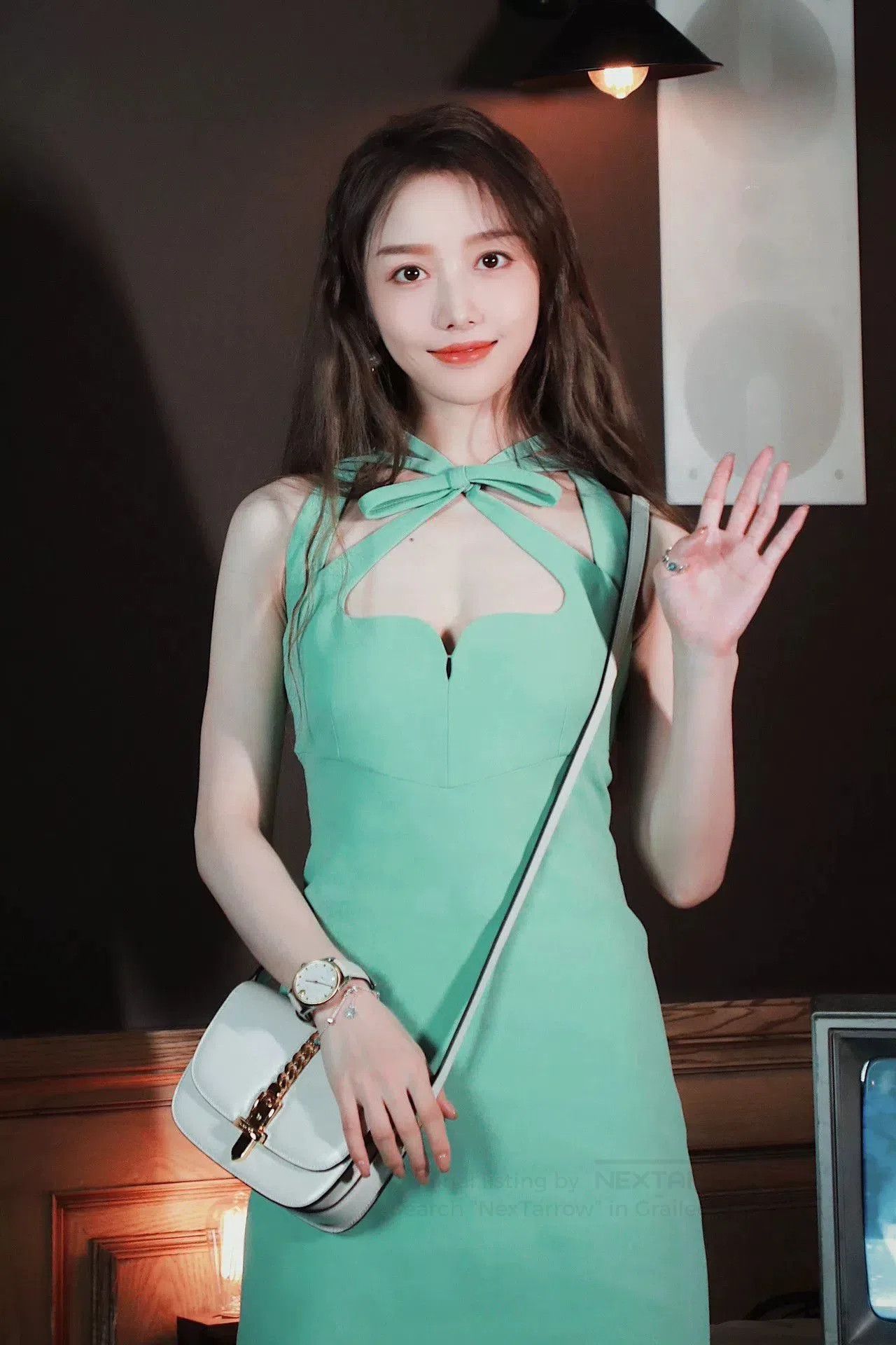 Gucci Gucci Mint Green Evening Dress. Size S / US 4 / IT 40 - 9 Thumbnail