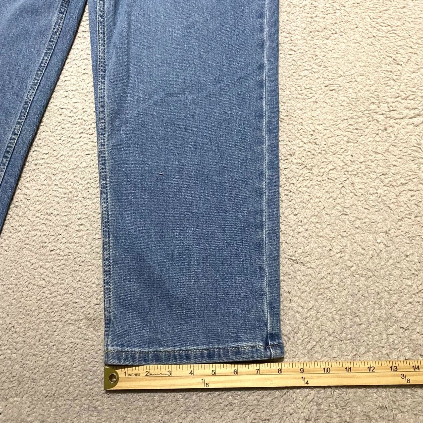 Calvin Klein Calvin Klein Jeans Blue Denim 14 Womens Straight 26in Inseam Medium Wash Regular Fit 5-Pocket Denim NWT Jeans Size 36" / US 14 / IT 50 - 5 Thumbnail