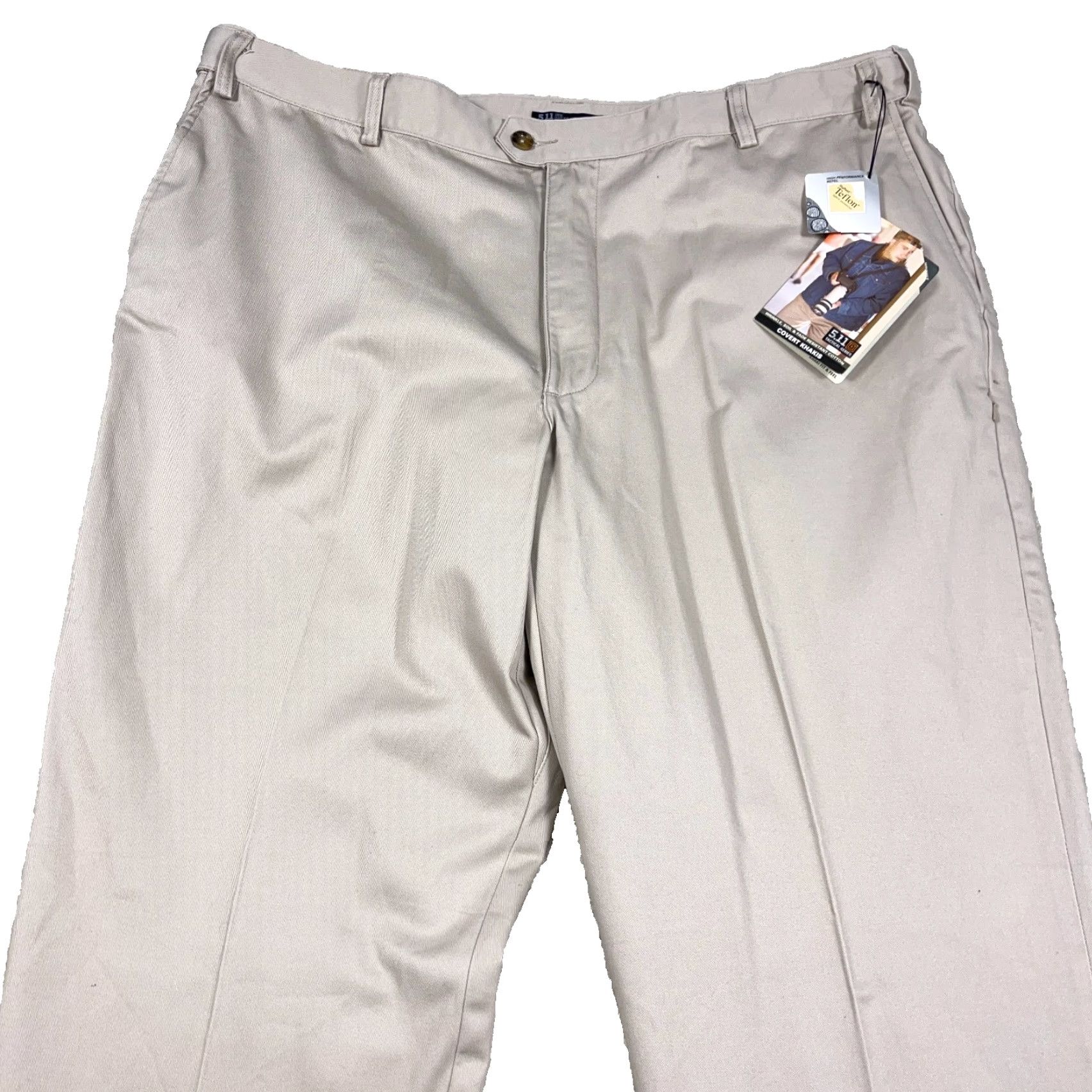 Vintage 5.11 Tactical Pants Men 44x36 Khaki Beige Cotton Blend Straight Pants Army USA 5.11 Tactical 44 Regular Mens Size US 44 / EU 60 - 3 Thumbnail