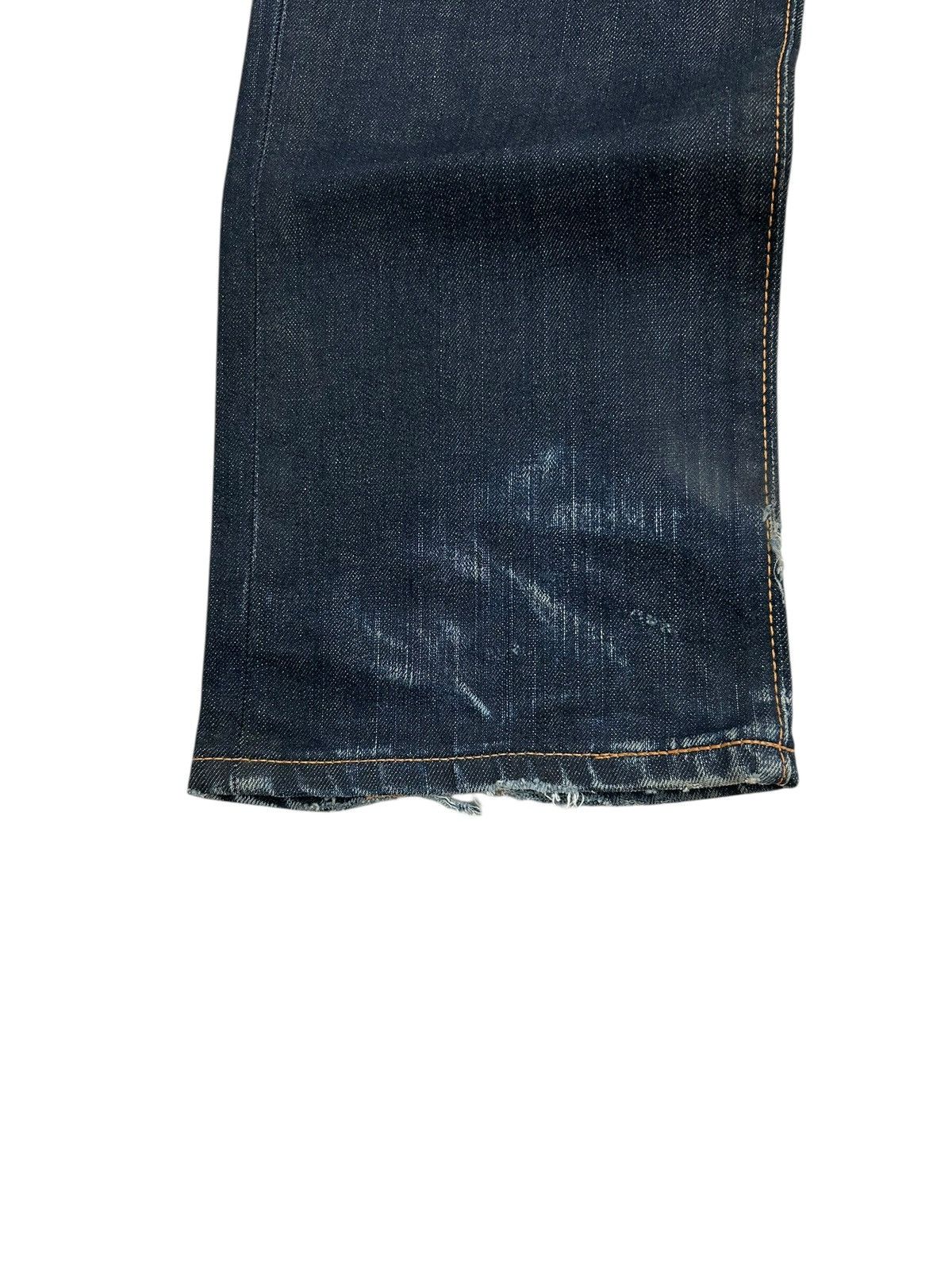 Edwin × Hysteric Glamour × Japanese Brand Edwin Japan 503 Regular Creased Line Whiskers Washed Size US 34 / EU 50 - 6 Thumbnail