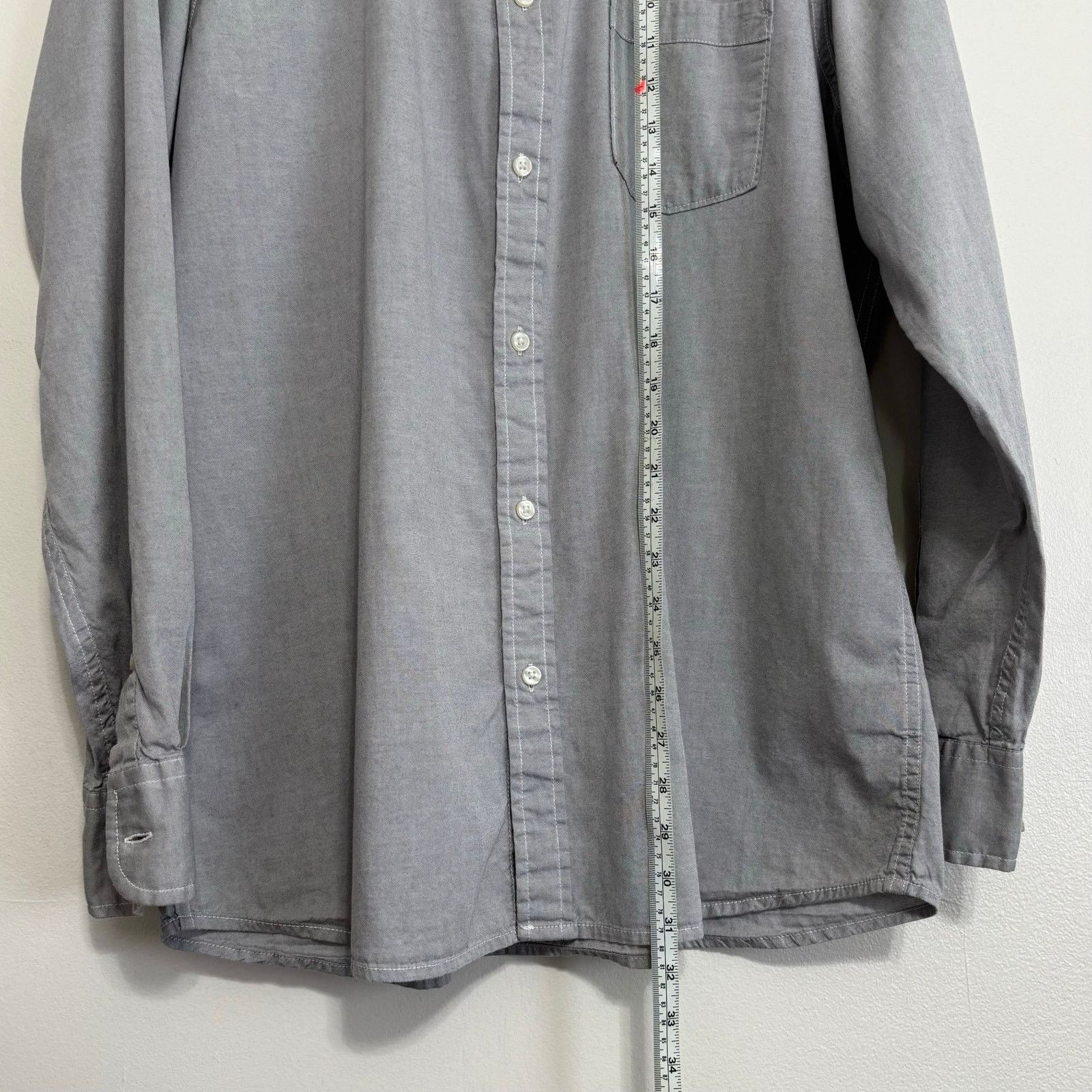 Other Sonoma Gray Long Sleeve Button Down Shirt Size Large Size US L / EU 52-54 / 3 - 3 Thumbnail