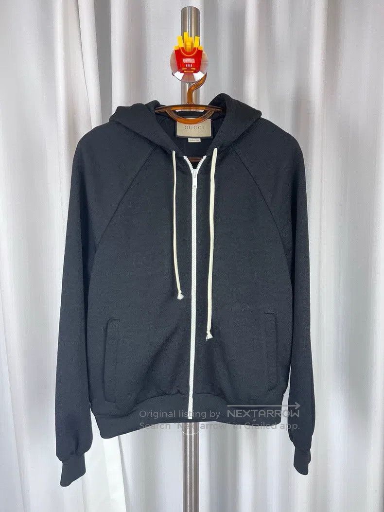 Gucci Gucci Full-print black zippered hooded jacket Size US XS / EU 42 / 0 - 1 Thumbnail