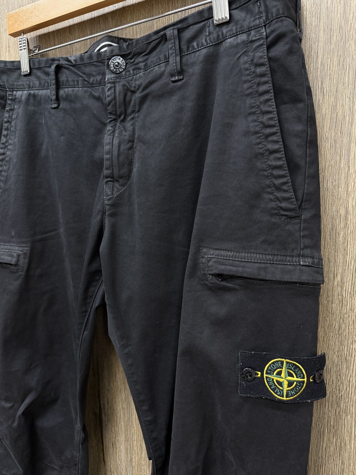 Stone Island Stone Island Black Cargo Jeans Size US 34 / EU 50 - 3 Thumbnail
