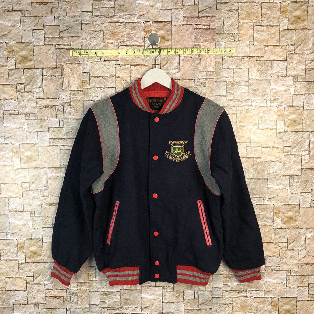 McGregor × Vintage Mc Gregor Dark Blue Bombers Jacket #A880 Size US S / EU 44-46 / 1 - 1 Thumbnail