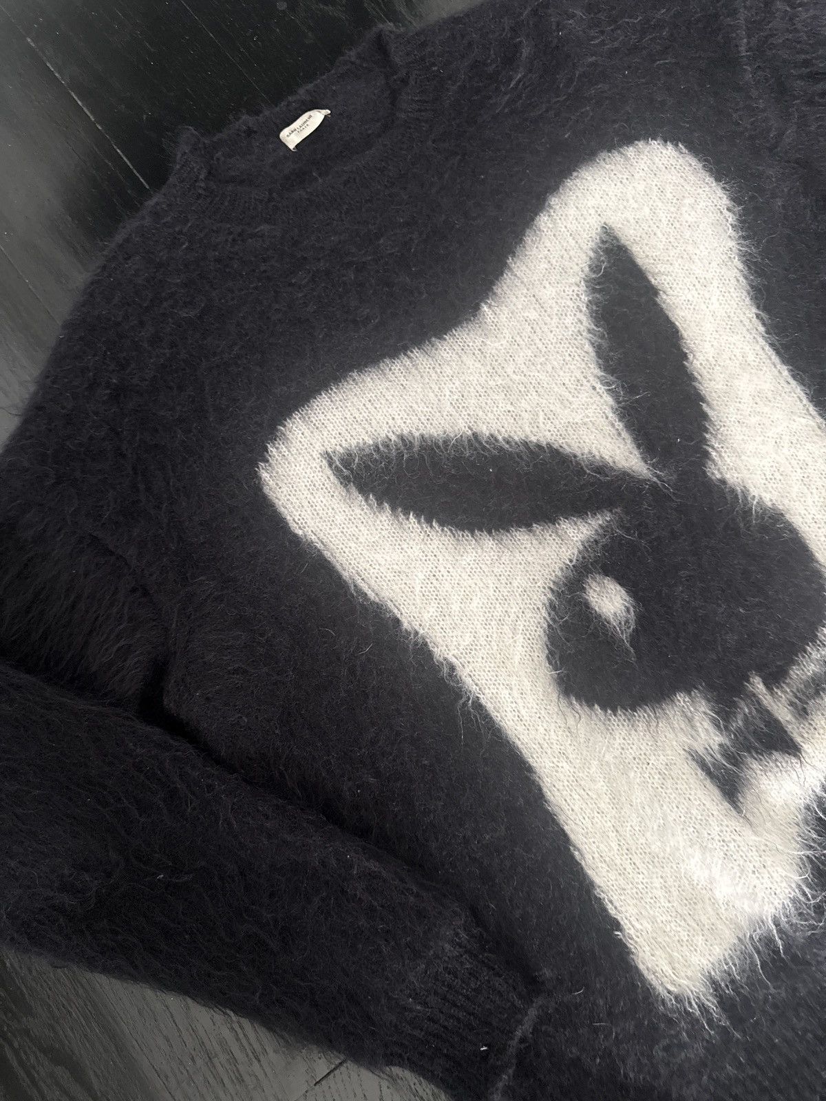 Saint Laurent Paris Saint Laurent Paris Playboy Bunny Mohair Sweater Size US S / EU 44-46 / 1 - 5 Thumbnail