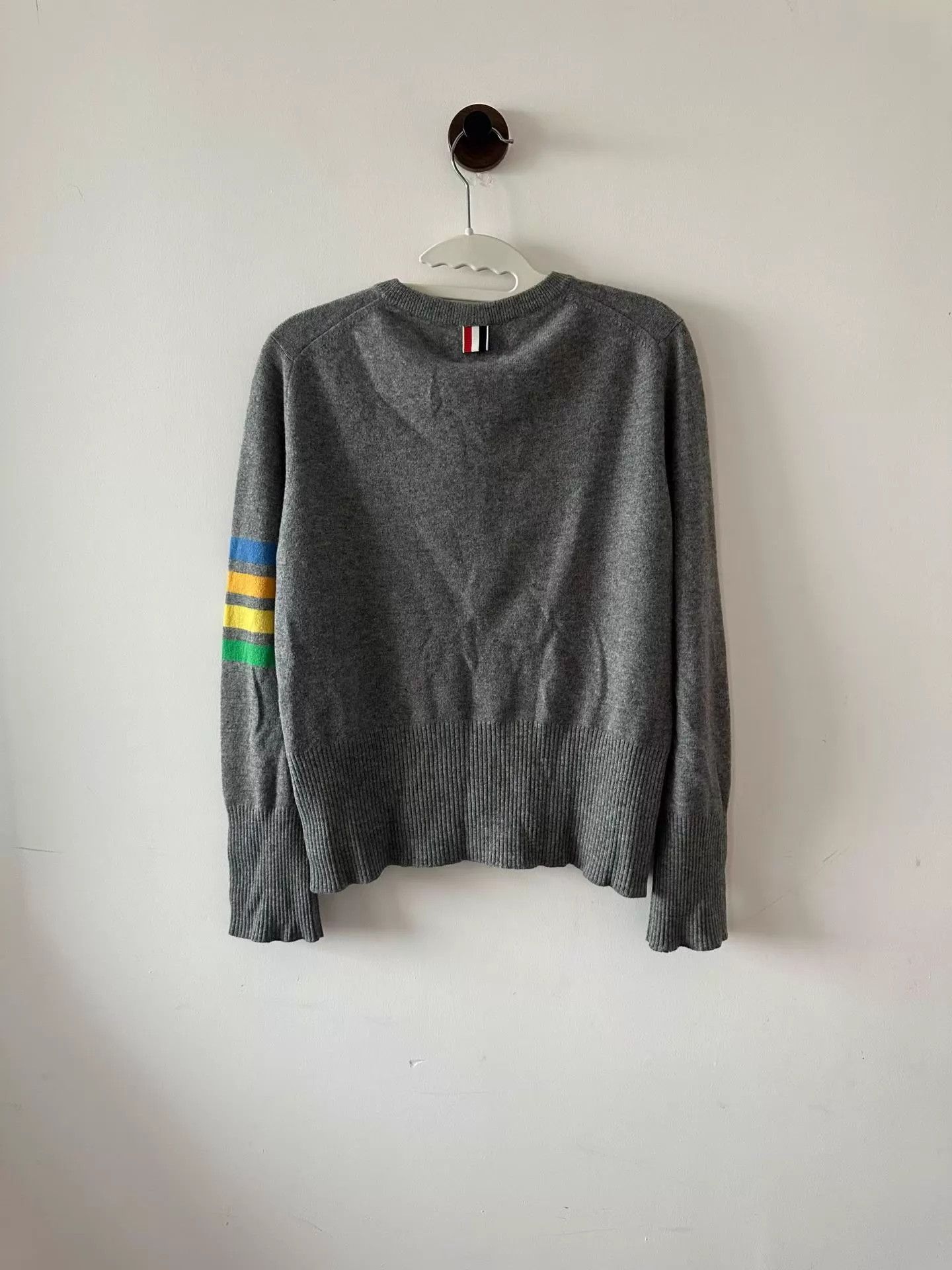 Thom Browne Thom Browne Gray Cashmere Sweater Size 1 98 New Size S / US 4 / IT 40 - 2 Thumbnail