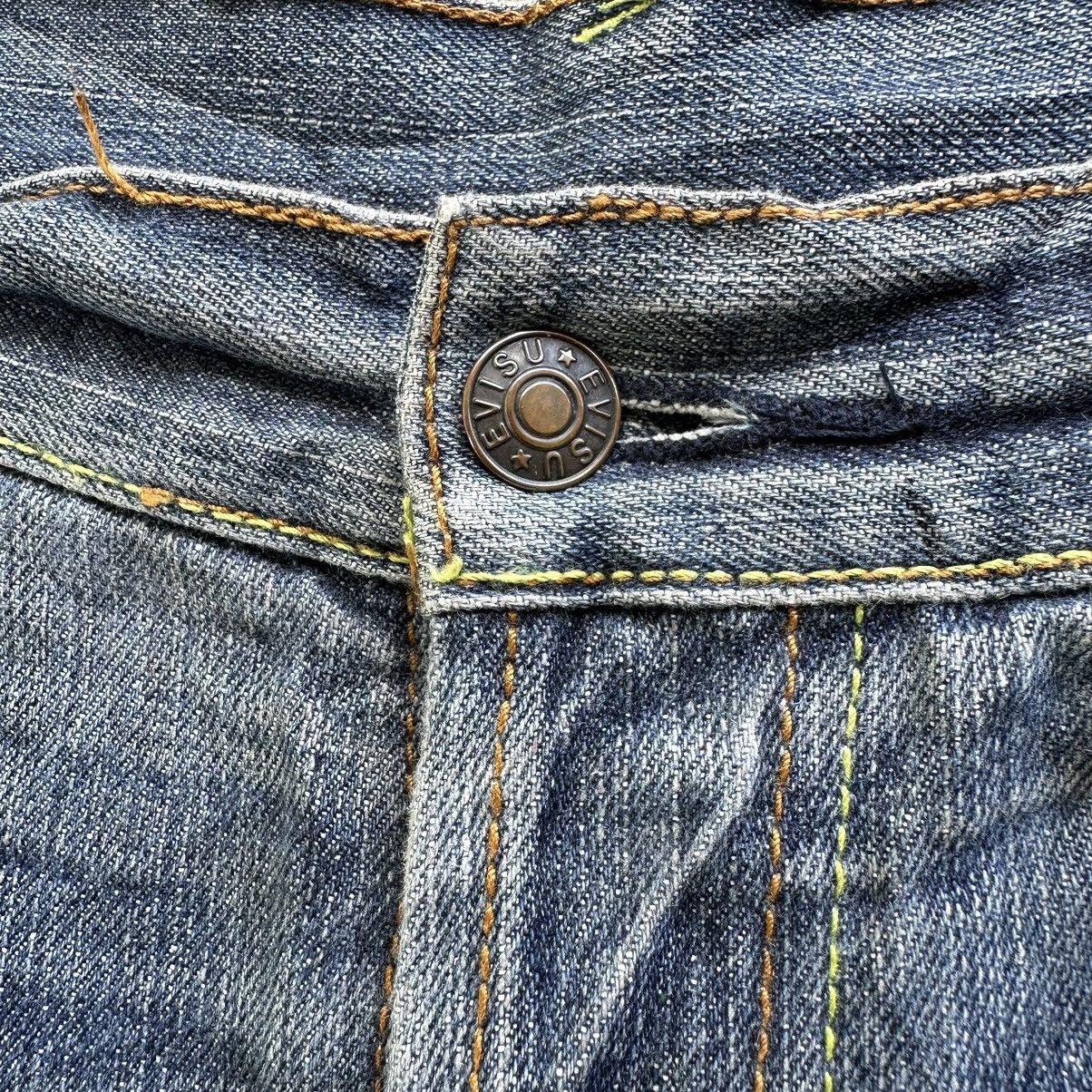 Evisu Vintage Japanese EVISU Faded Denim Indigo Pant Jean W39 Size US 39 - 11 Thumbnail