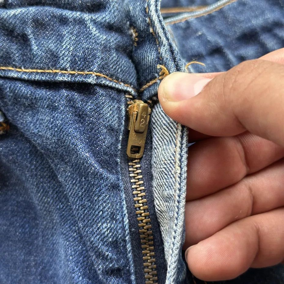 Levi's Vintage 70s Levi's Flared BIG E Orange Tab Denim Jeans Size US 28 / EU 44 - 7 Thumbnail