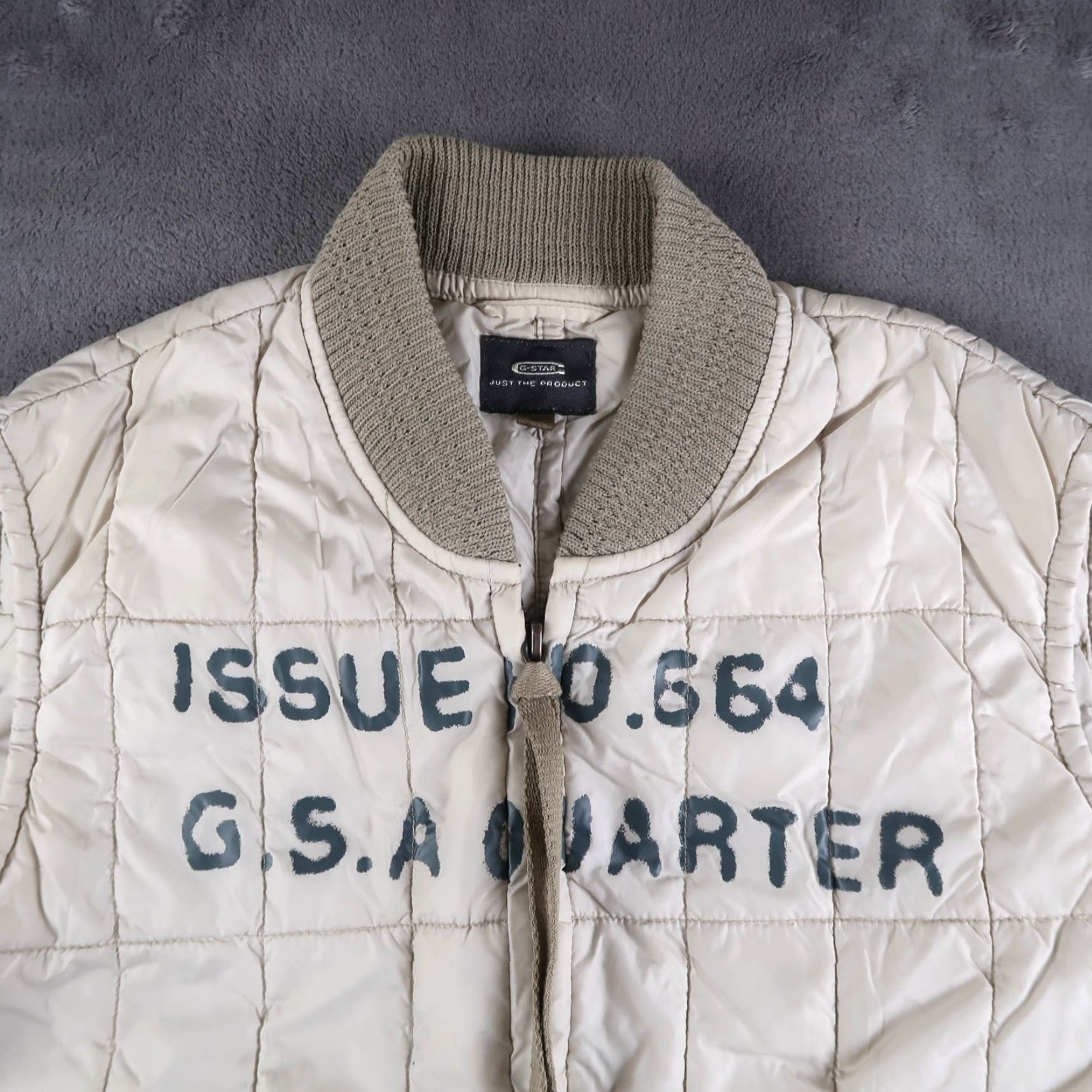 G-Star Women’s G Star Raw Beige Size L Large Quilted Military Full Zip Vest Size L / US 10 / IT 46 - 3 Thumbnail