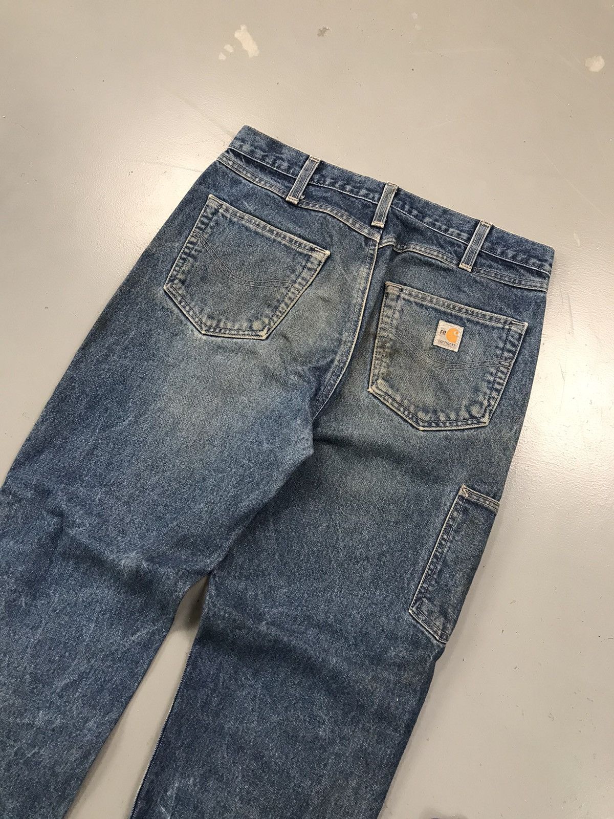 Carhartt × Vintage Vintage Carhartt dusty double knee denim Size US 34 / EU 50 - 9 Thumbnail