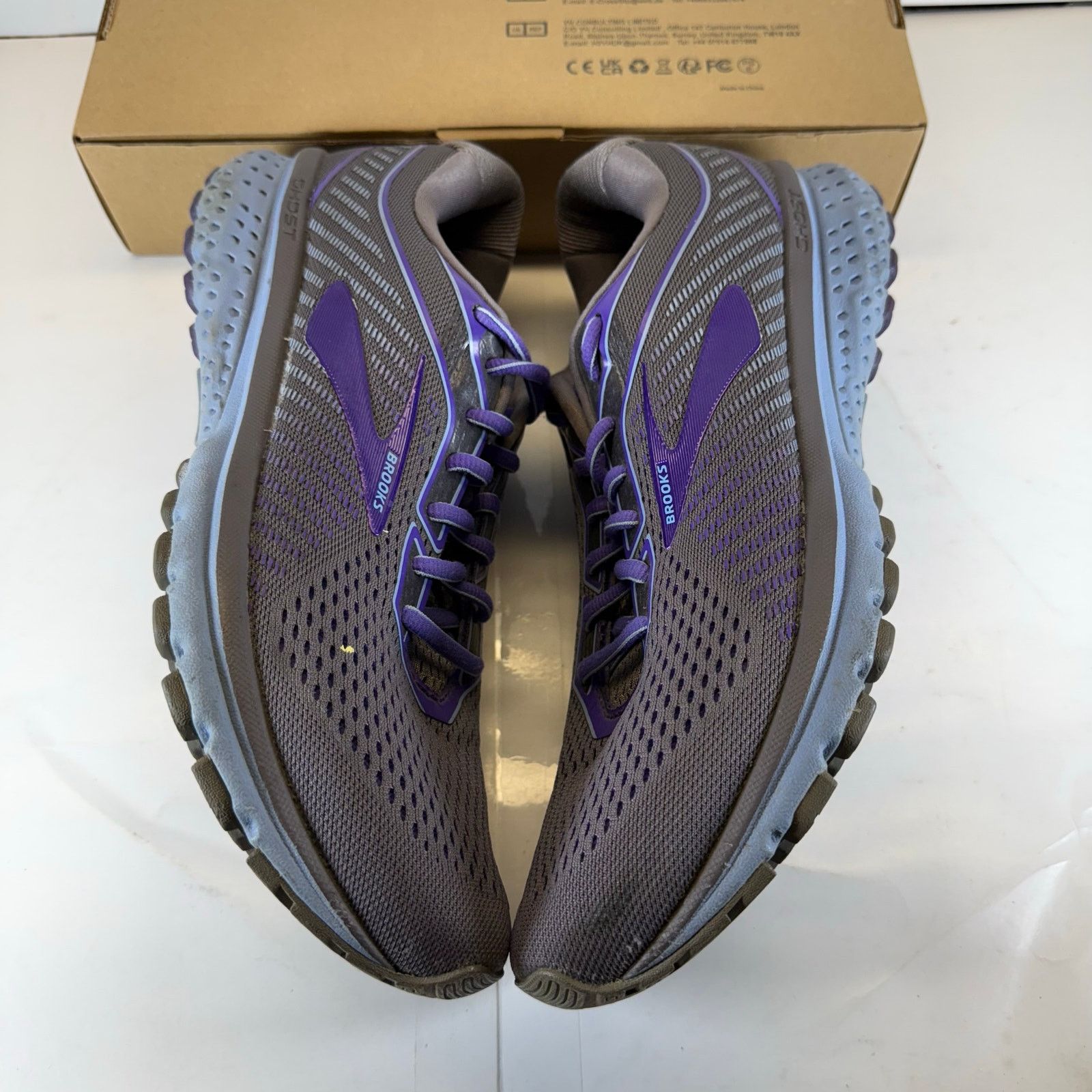 Brooks Brook Running Shoes Purple/Gray Size 11 Women/ 9.5 Men Size US 11 / IT 41 - 6 Thumbnail