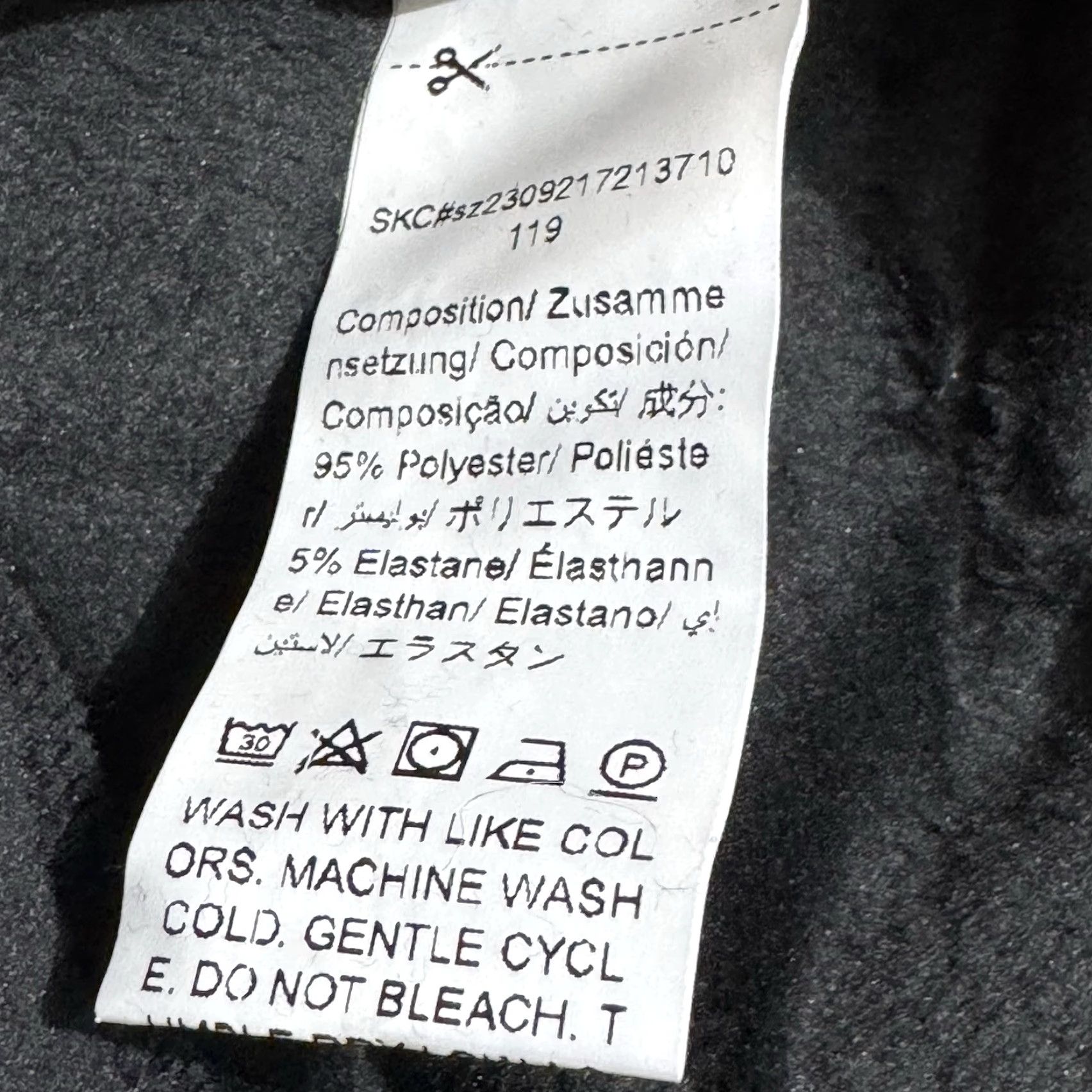 Shein SheIn Curve Leggings Womens 2XL Velour Stretchy Lounge Minimalist Soft Cozy Chic Pants Skinny 2XL Black Women's Casual Velour Leggings Size 40" / US 18 - 7 Thumbnail