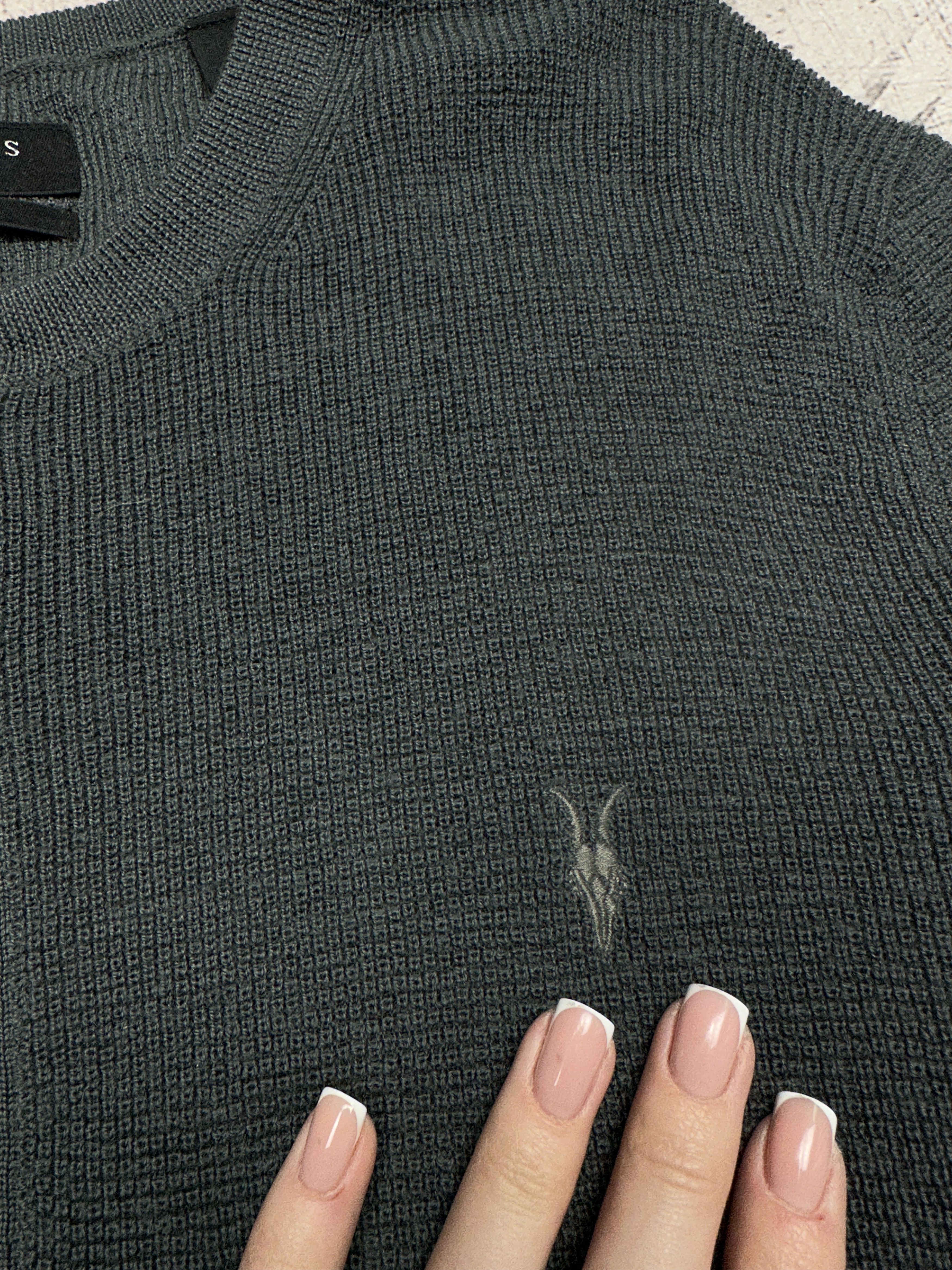 Allsaints Allsaints Mens Merino Wool Ivar Henley Sweater Size US M / EU 48-50 / 2 - 3 Thumbnail