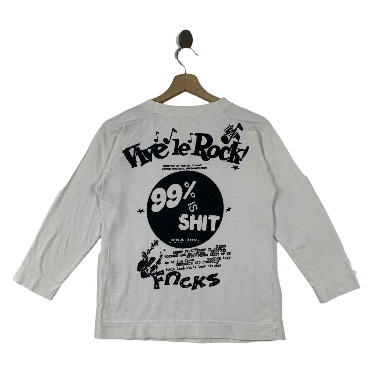 Japanese Brand × Seditionaries RNA INC VIVE LA ROCK Muslin Malcom McLaren Seditionaries tee Size US M / EU 48-50 / 2 - 4 Thumbnail