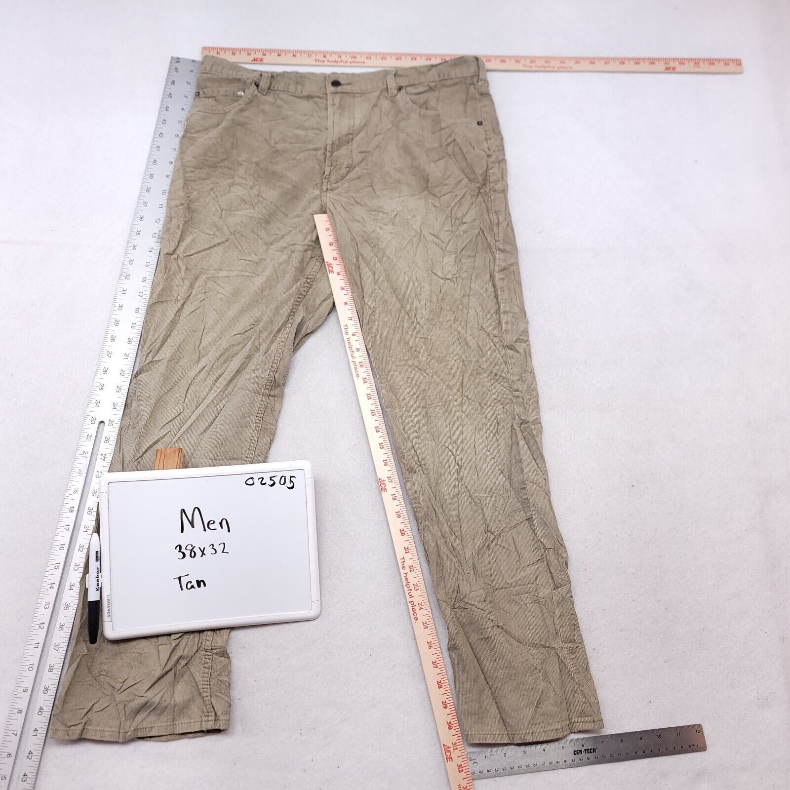 Banana Republic Banana Republic Button Zip Chino Pants Mens Size 38x32 Beige Size US 38 / EU 54 - 6 Thumbnail