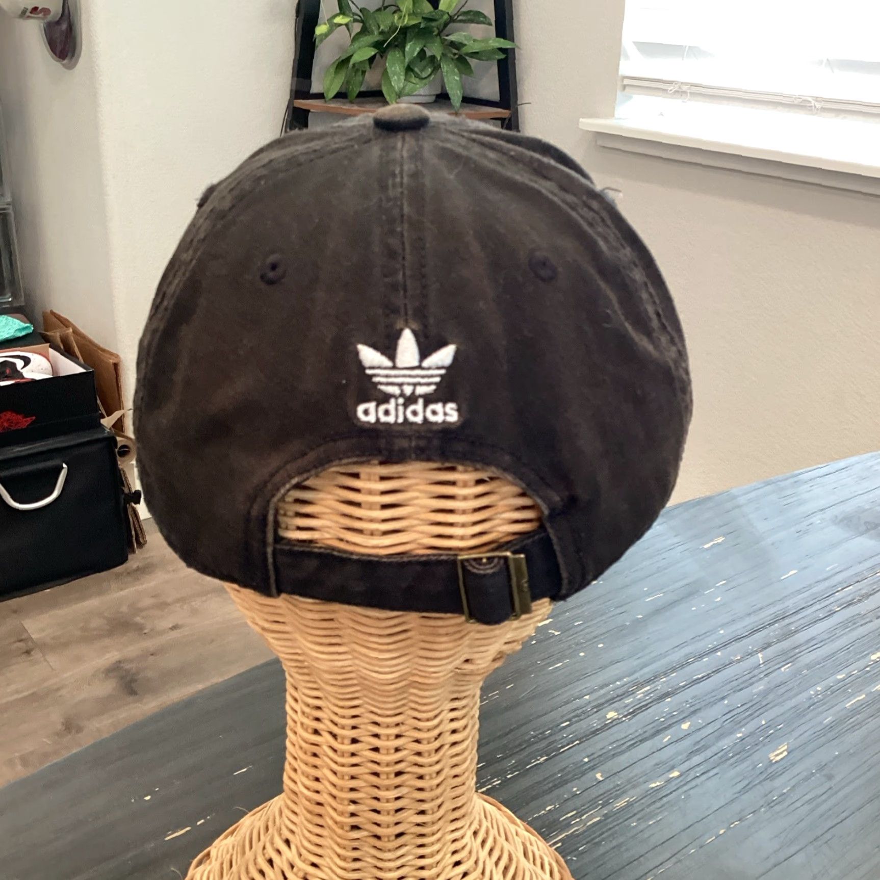 Adidas Adidas Adjustable Baseball Cap One Size Black Cotton Sports Unisex Adults Size ONE SIZE - 4 Thumbnail