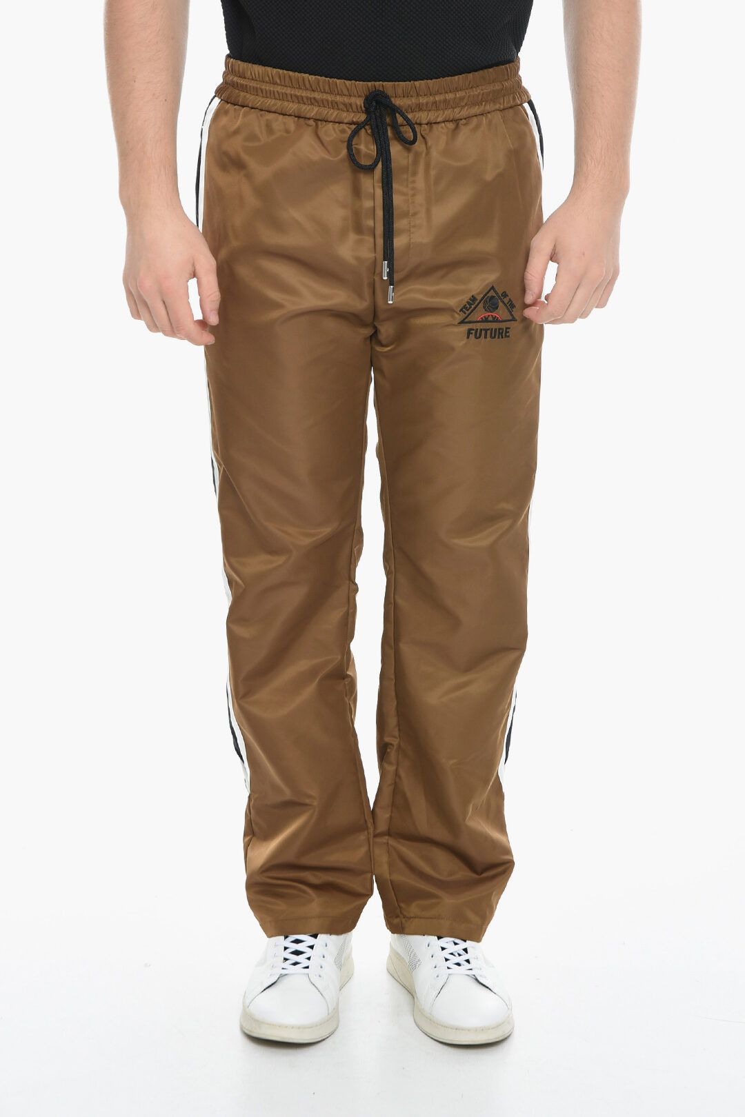 image of Just Don Og1Mm0424 Nylon Sweatpants & Joggers In Brown, Men's (Size 34)