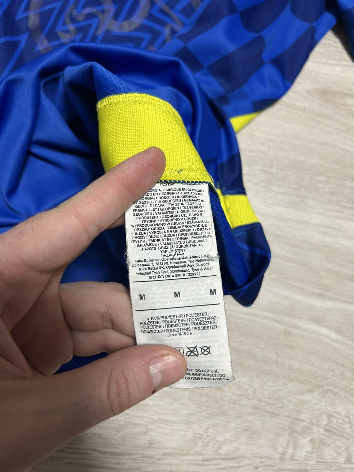 Nike CHELSEA 2021 2022 HOME SHIRT JERSEY NIKE CV7889-409 sz M Size US M / EU 48-50 / 2 - 8 Thumbnail