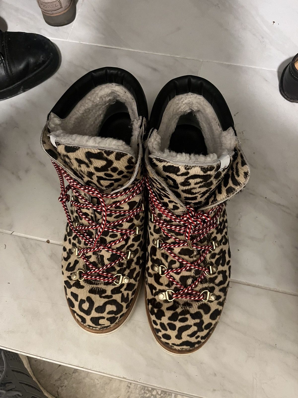 Leopard Moncler Kith Boots