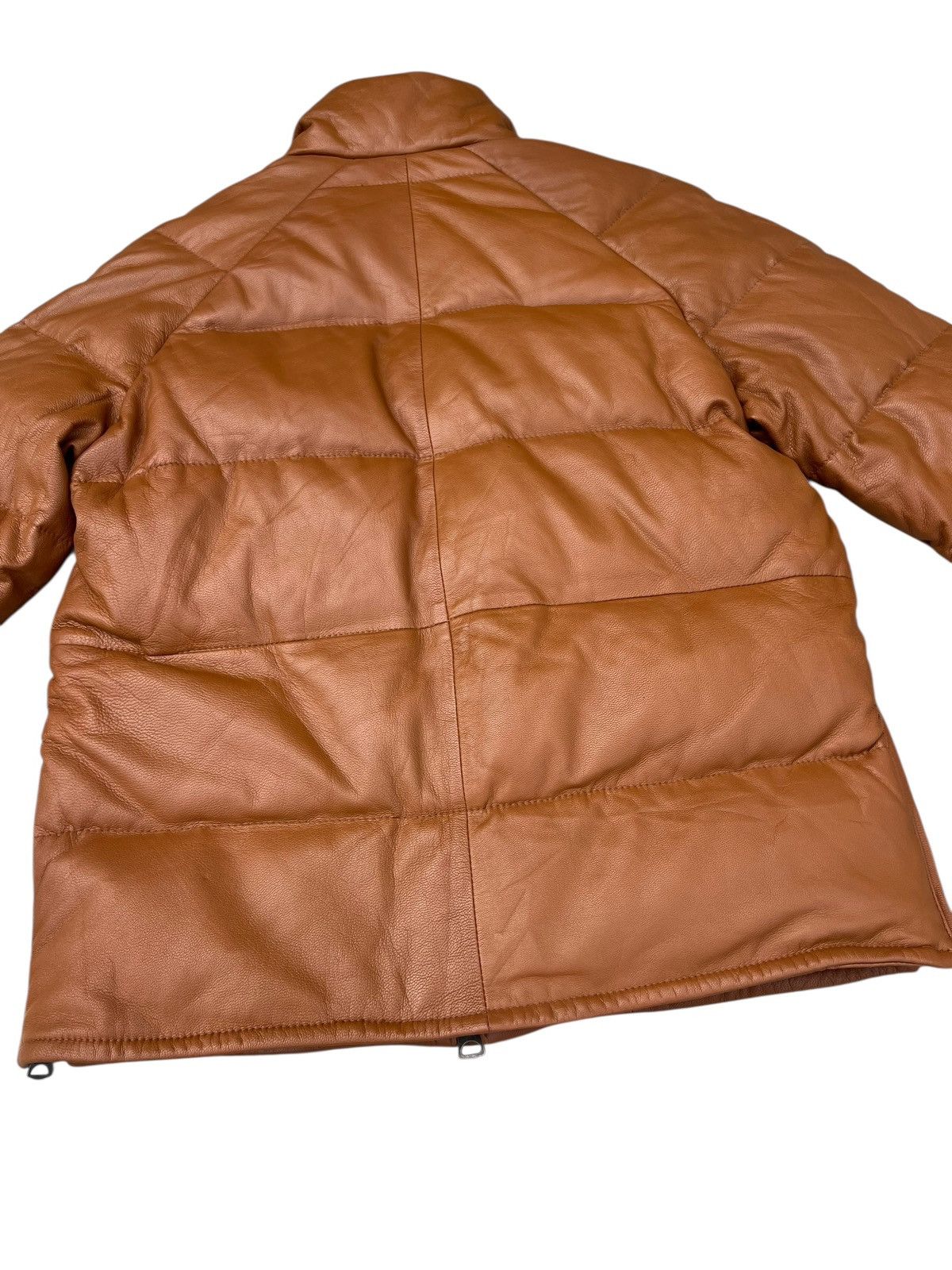 JACKROSE Jackrose Goatskin Leather Down Feather Puffer Jacket Size US M / EU 48-50 / 2 - 22 Thumbnail