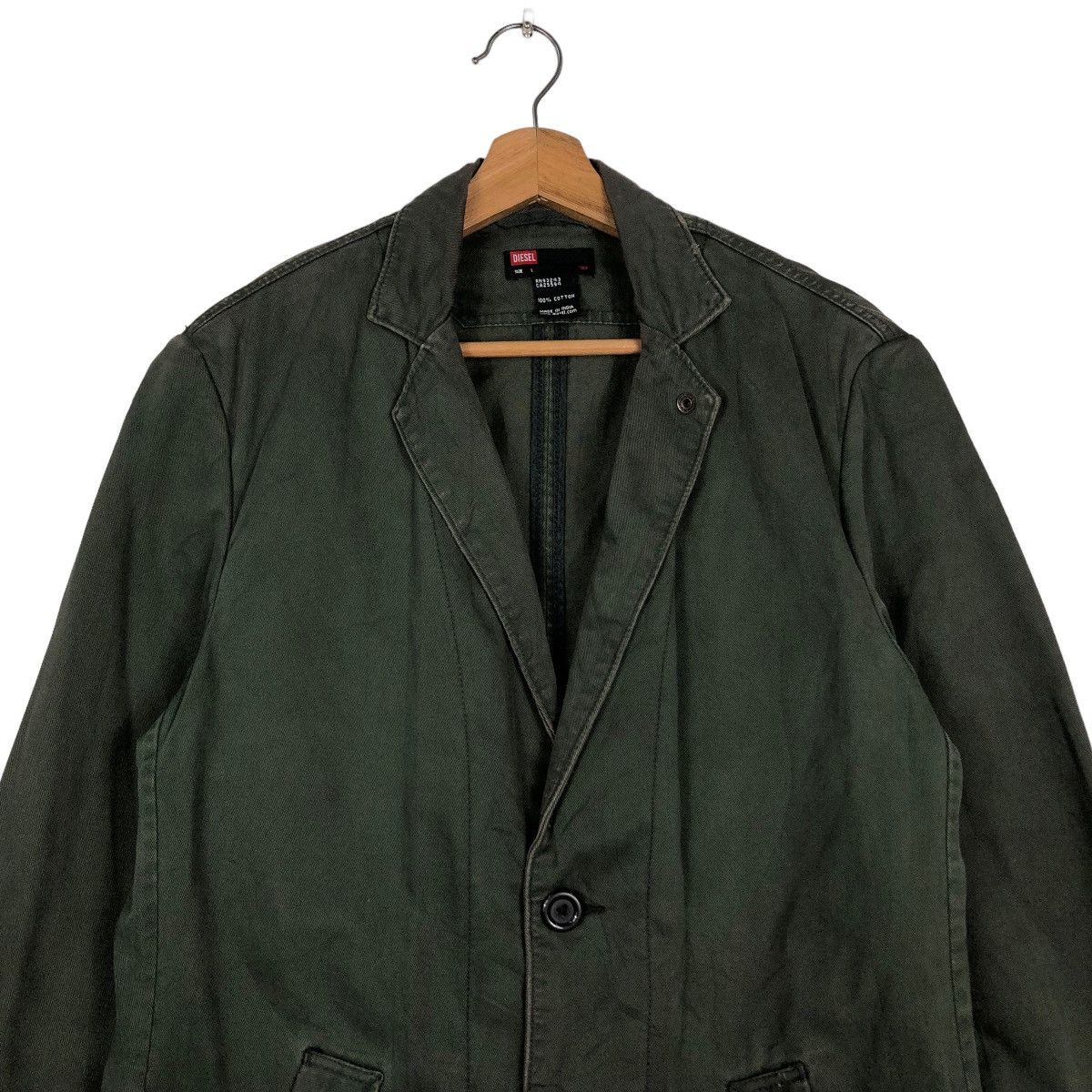 Diesel 📌VINTAGE CHORE MILITARY JACKET DIESEL BIKER Size US L / EU 52-54 / 3 - 12 Thumbnail