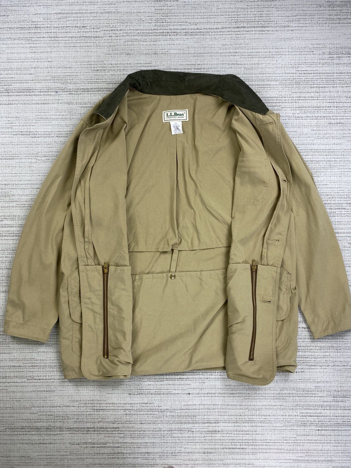 L.L. Bean Vintage 80s L.L.Bean Made In USA Duck Canvas Workers Jacket Size US XL / EU 56 / 4 - 6 Thumbnail