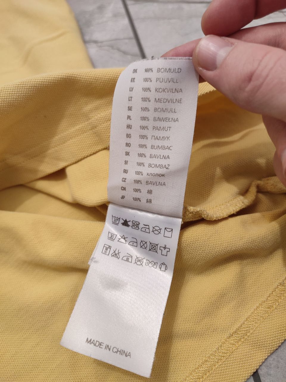 Carhartt Polo shirt Carhartt Yellow size M Size US M / EU 48-50 / 2 - 13 Thumbnail