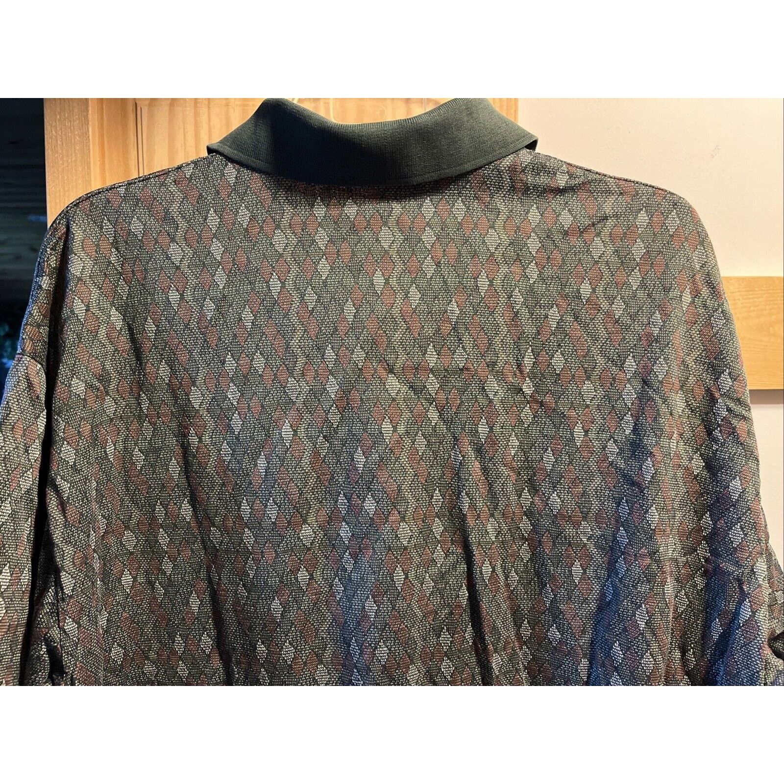Descente Descente Men’s L Polo Shirt Golf Gray Abstract Geometric SS Size US L / EU 52-54 / 3 - 10 Thumbnail