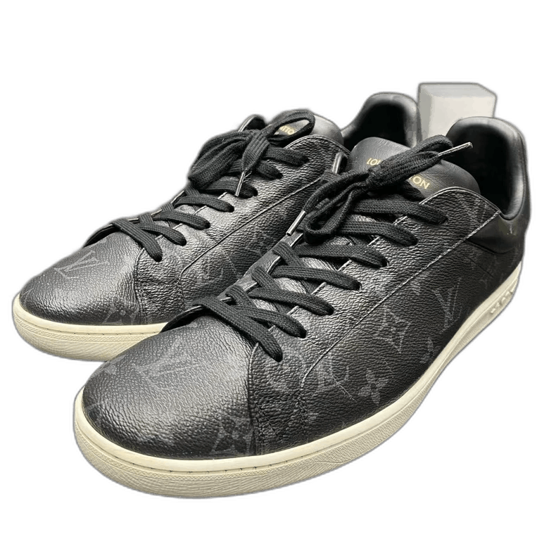 Louis Vuitton LOUIS VUITTON Luxembourg Black Sneakers Size 44 Size US 10 / EU 43 - 1 Thumbnail