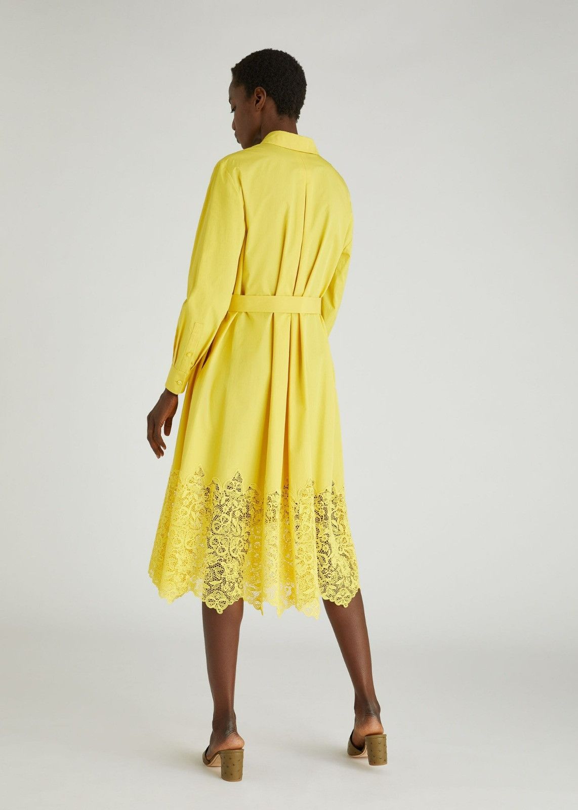 Loro Piana o1srvl11e0424 Dress in Yellow Size M / US 6-8 / IT 42-44 - 6 Thumbnail