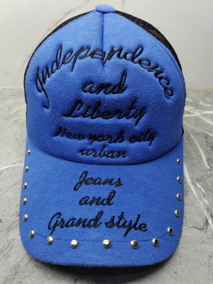 Japanese Brand Vintage Independence And Liberty New York CIty Trucker Hat Size ONE SIZE - 2 Thumbnail