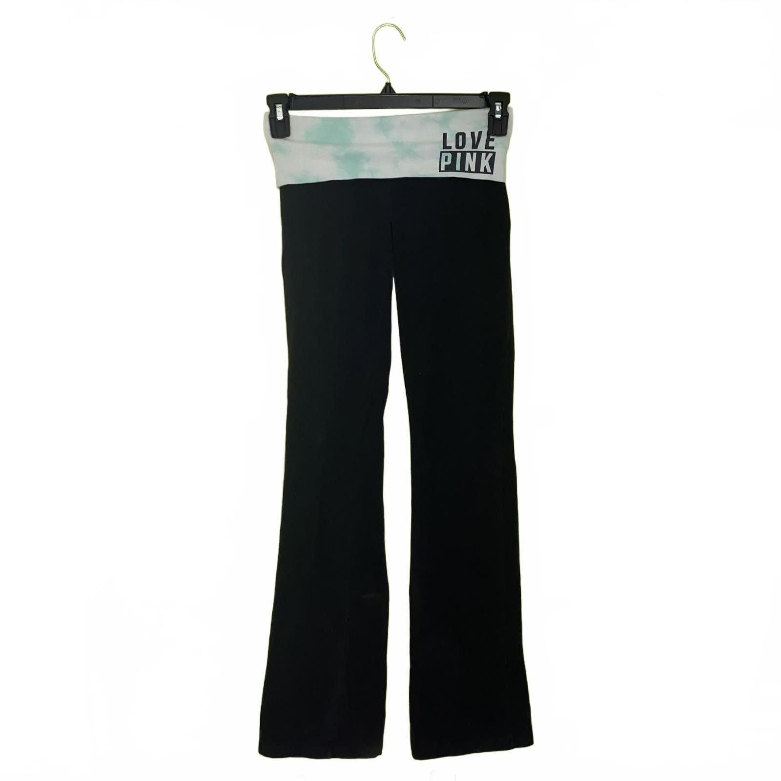 Designer Y2k Victorias Secret Foldover Leggings XS Size 26" / US 2 / IT 38 - 1 Thumbnail