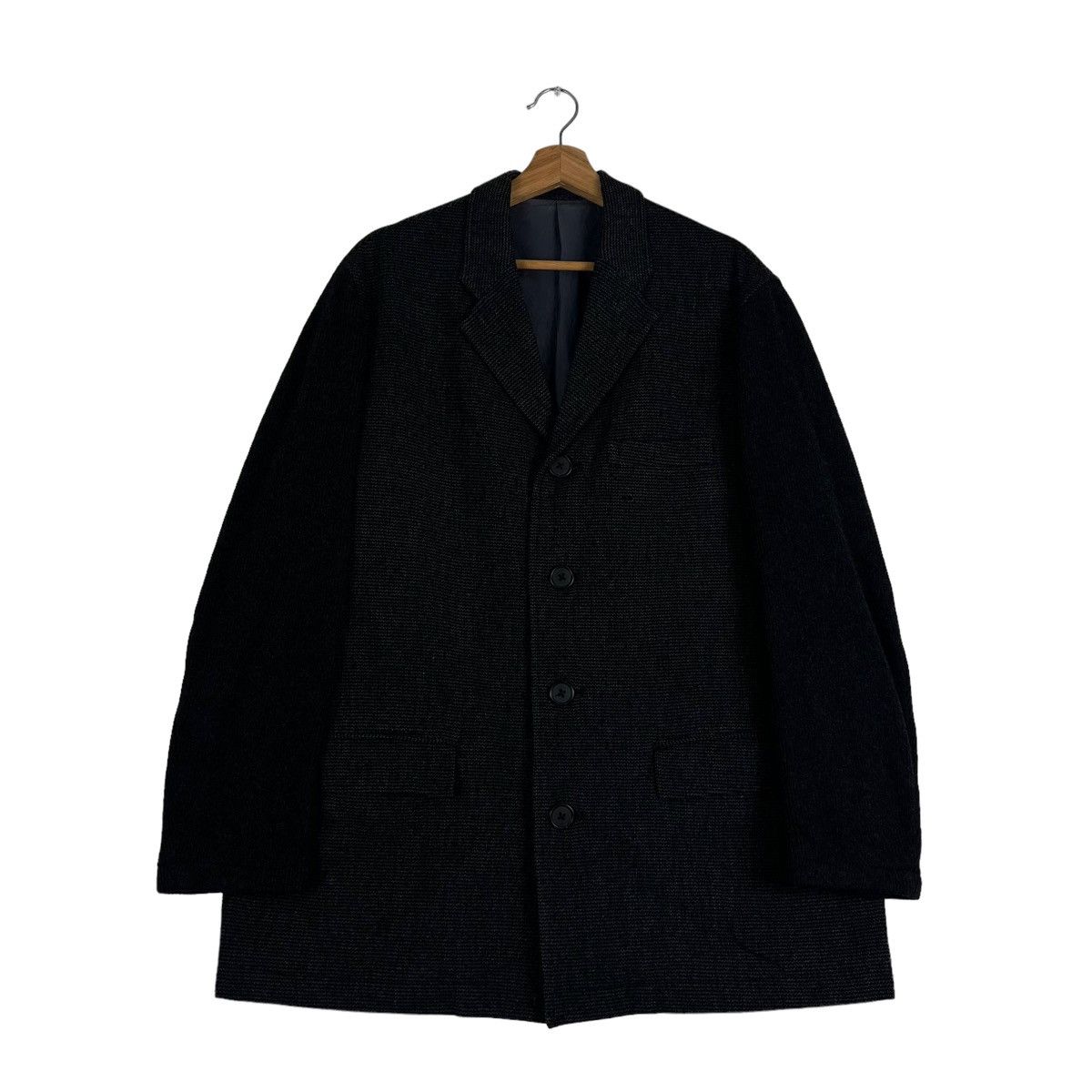 Yohji Yamamoto 🔥VTG 80’s Y’S FOR MEN WOOL JACKET CARDIGAN SLEEVE Size US S / EU 44-46 / 1 - 2 Thumbnail