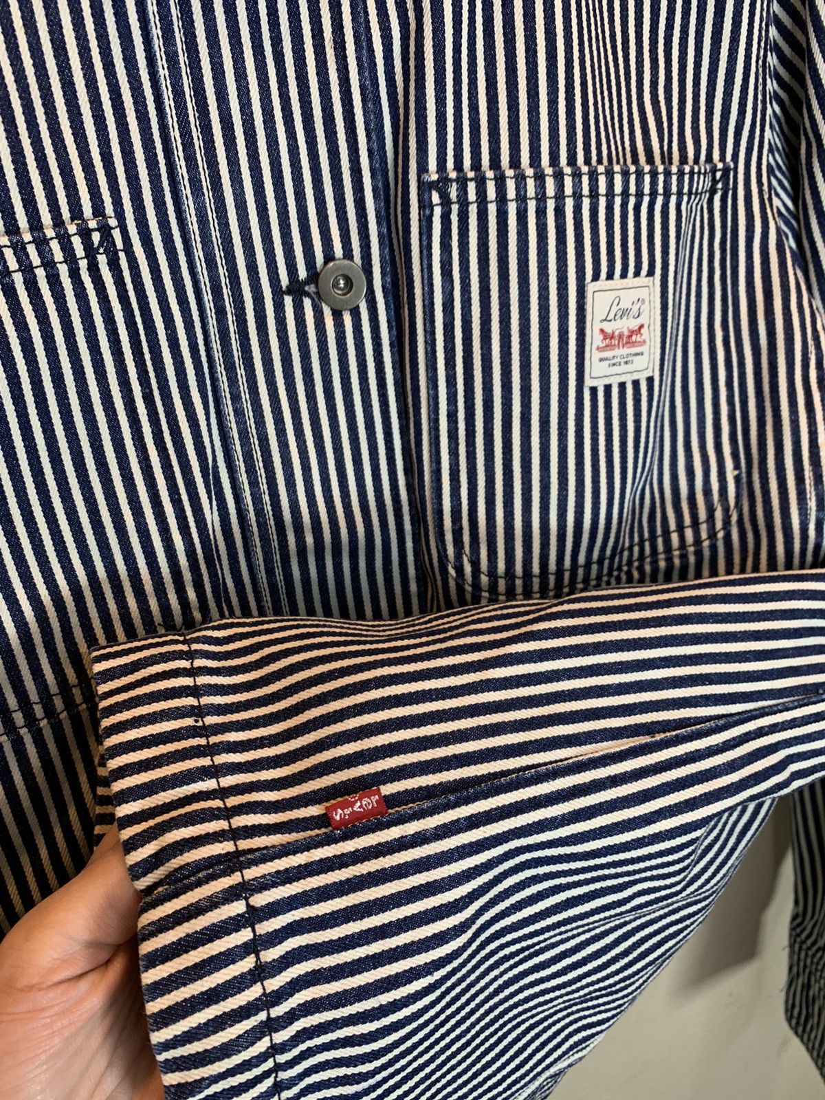 Levi's *RARE* New Levi’s Train Conductor Cord Collar Chore Coat - L Size US L / EU 52-54 / 3 - 4 Thumbnail