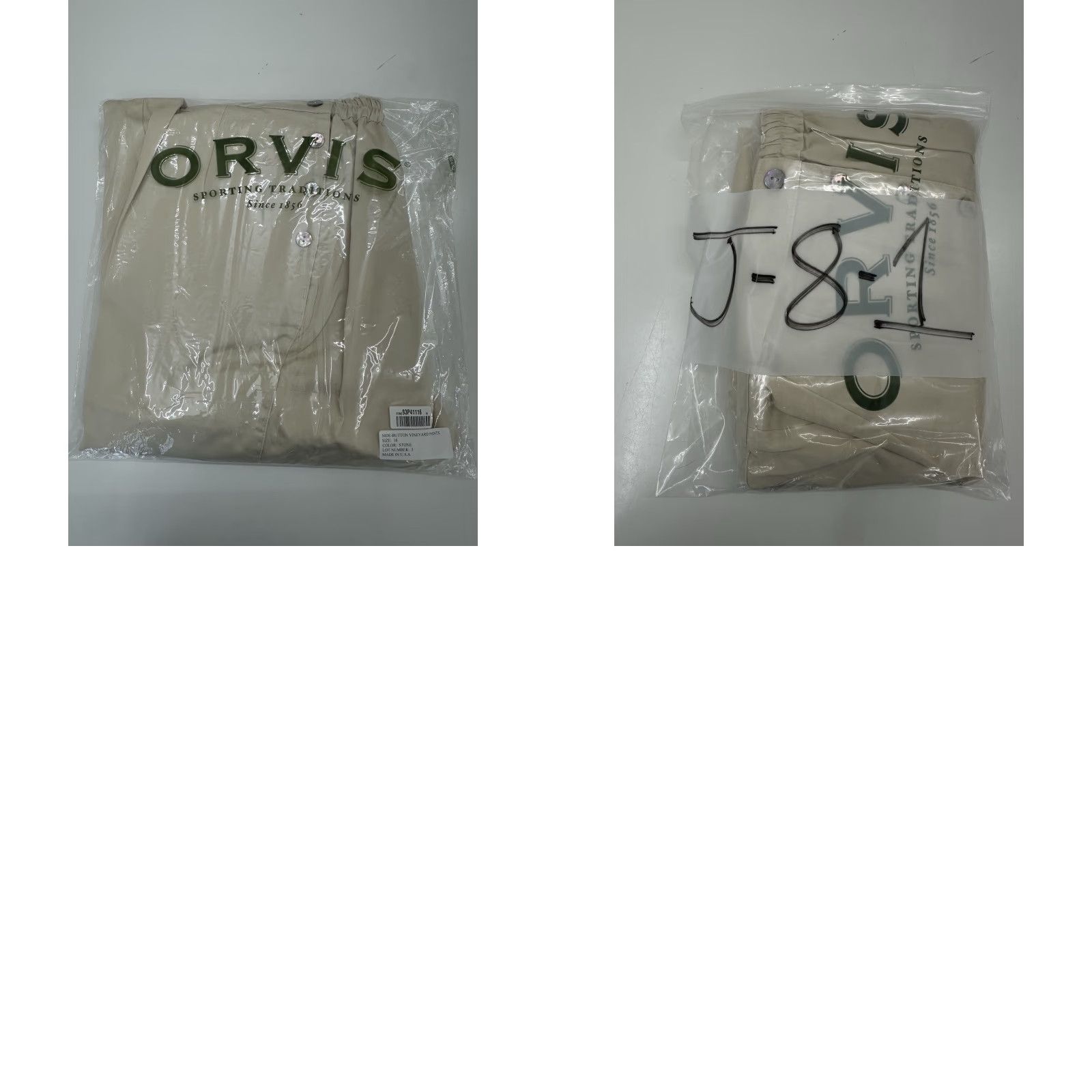 Orvis Orvis Womens Pants Size 16 Stone Side-Button Vineyard Pants USA Made Size 38" / US 16 / IT 52 - 9 Thumbnail