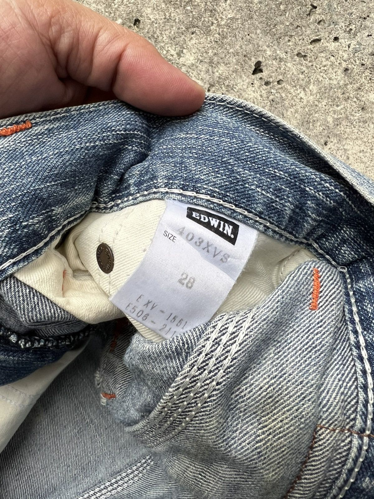 Edwin Vintage Edwin Exclusive Vintage Light Wash Jean Size US 31 - 17 Thumbnail
