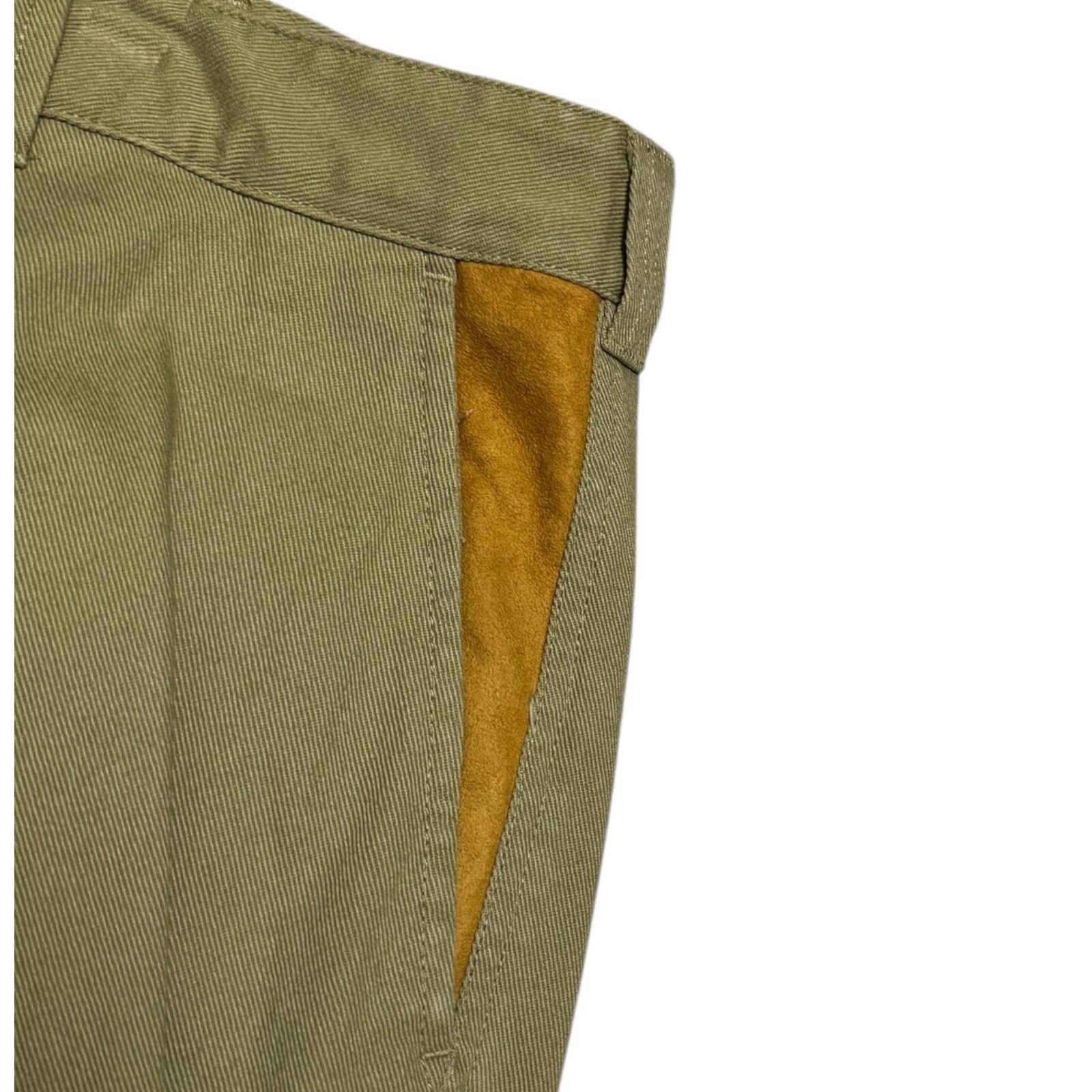 Orvis ORVIS Vintage Y2K Cotton Khaki Denim Pleated Pants XL Size US 40 / EU 56 - 8 Thumbnail