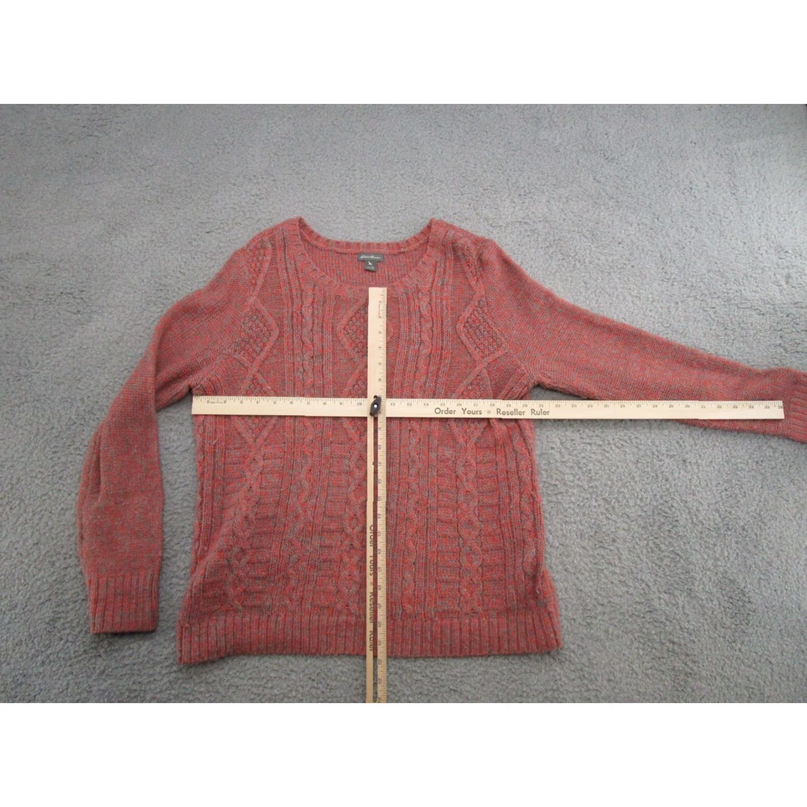 Eddie Bauer VINTAGE Eddie Bauer Womens Pullover Pink Knit Sweater XL Wool Blend Size XL / US 12-14 / IT 48-50 - 4 Thumbnail