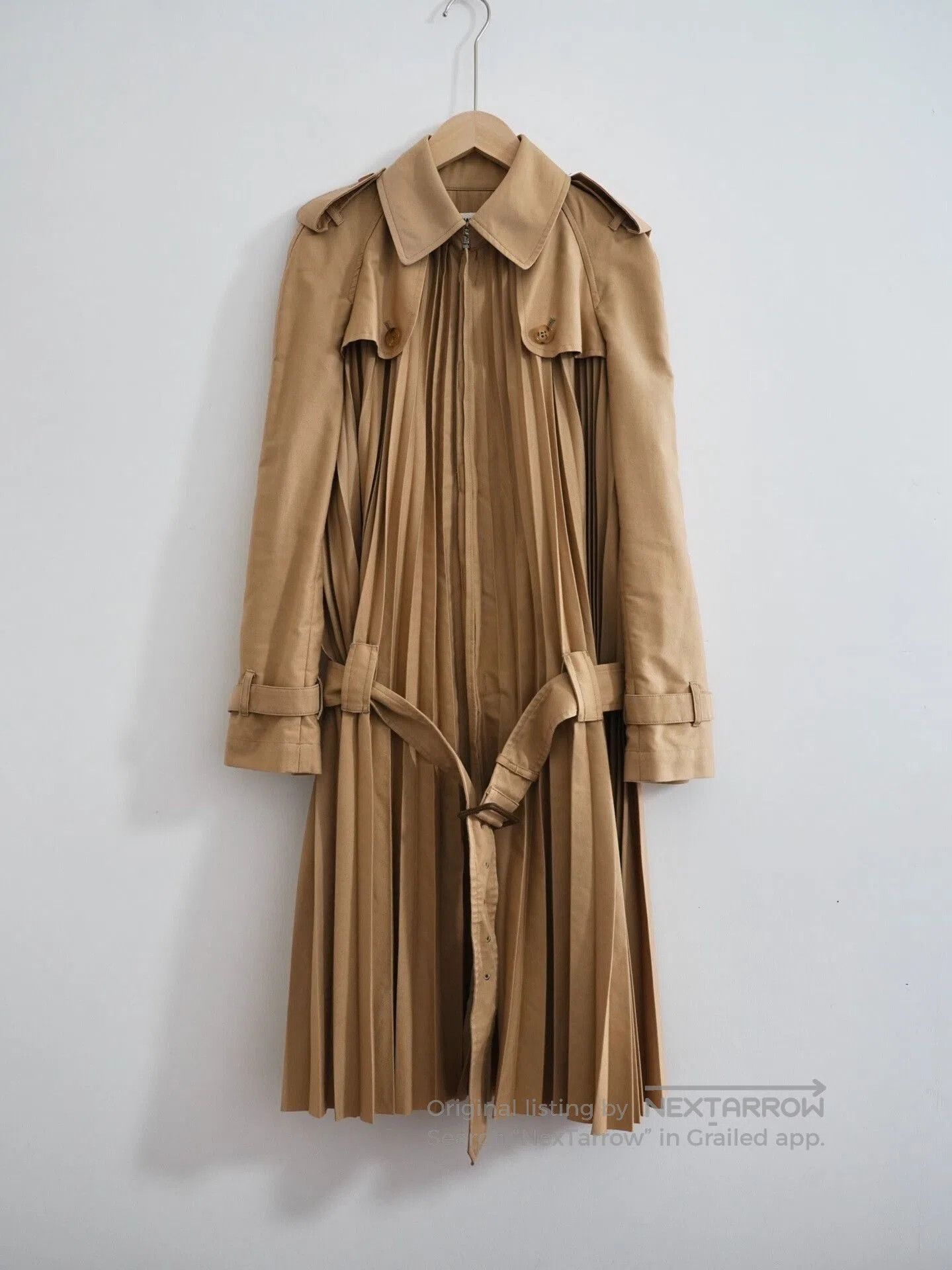 Junya Watanabe Junya Watanabe Pleated Trench Coat. Size S / US 4 / IT 40 - 1 Thumbnail