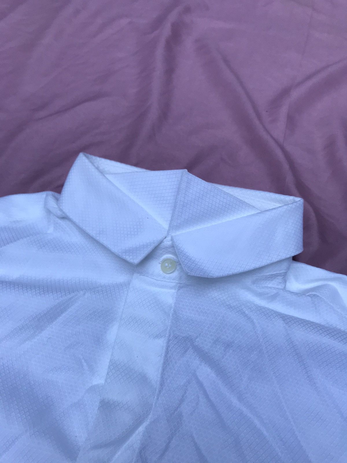 Pal Zileri PAL ZILERI WHITE TUXEDO BUTTON UP, MOTHER OF PEARL BUTTONS Size 42R - 6 Thumbnail