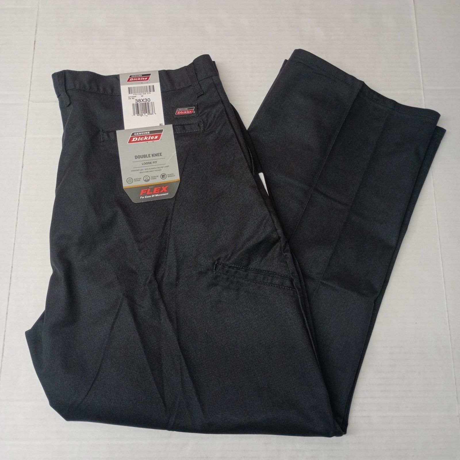 Dickies Dickies Loose Fit Double Knee Work Pants Men's 38x30 Black Size US 38 / EU 54 - 1 Thumbnail