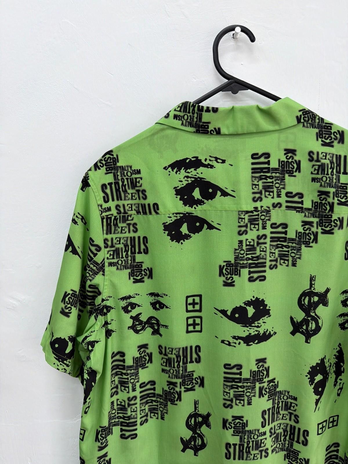 Ksubi new ksubi medium m short sleeve resort shirt green brat Size US M / EU 48-50 / 2 - 5 Thumbnail